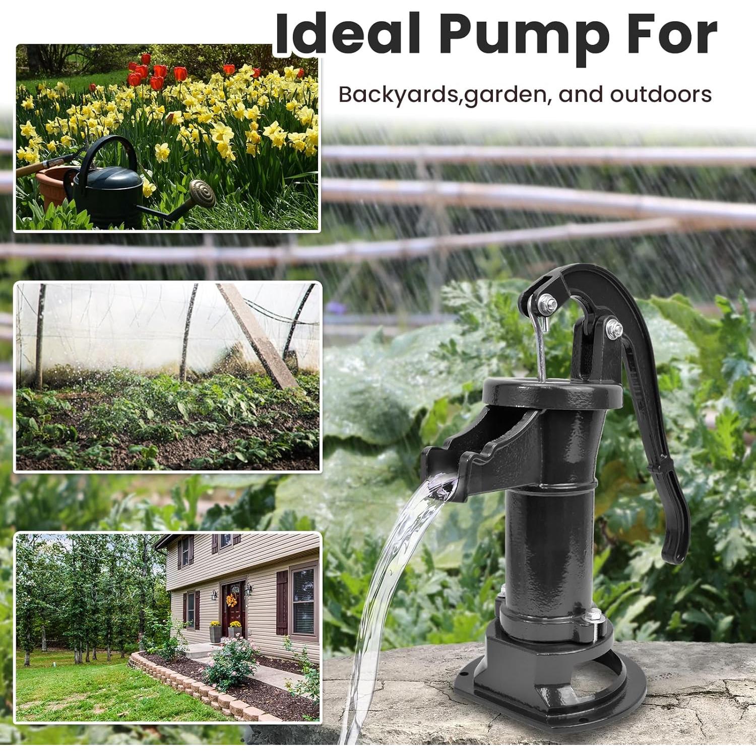 Bomba de Agua Manual iMeshbean de Hierro Fundido 762 cm