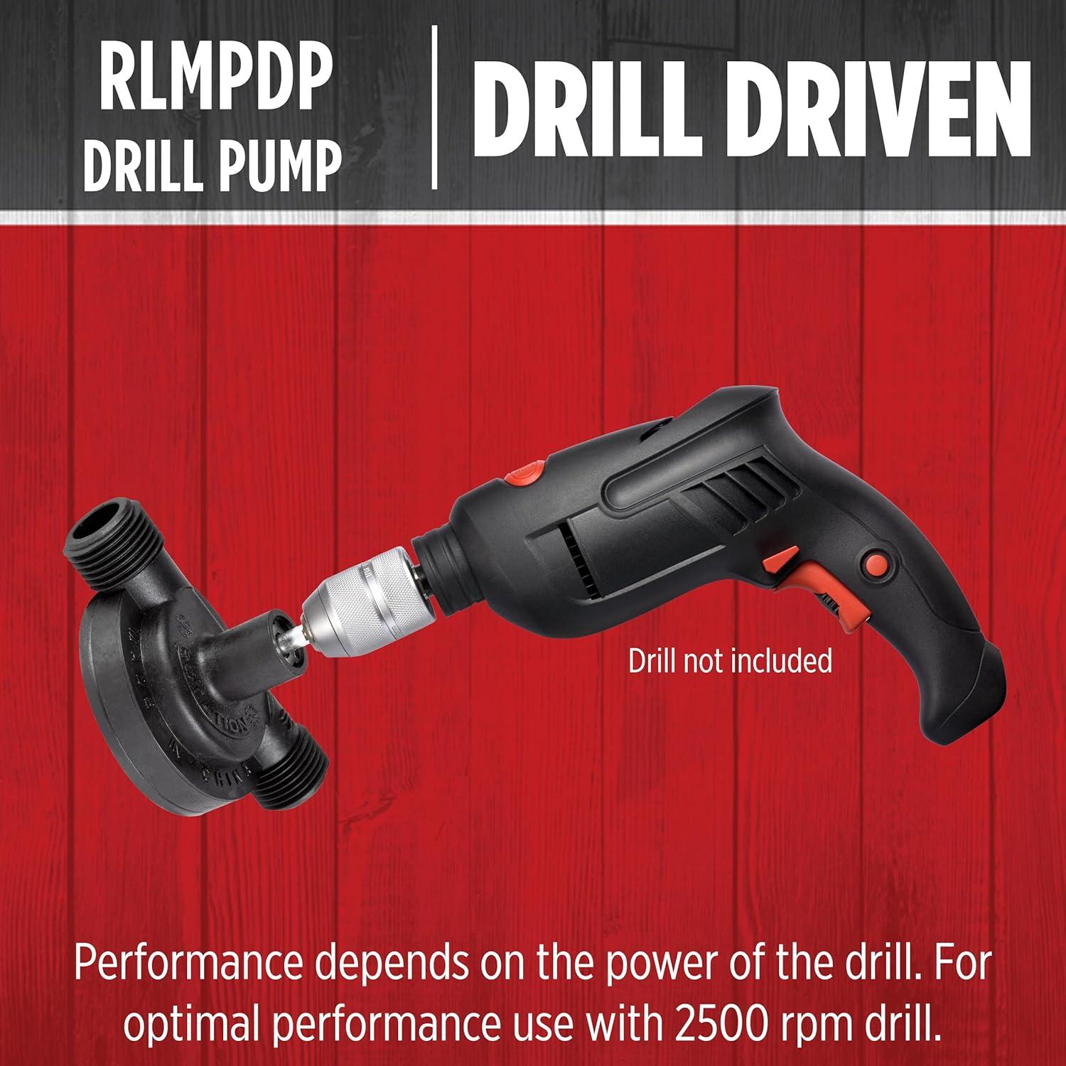 Bomba de Transferencia Red Lion RLMPDP 583.2 LPH para Taladro