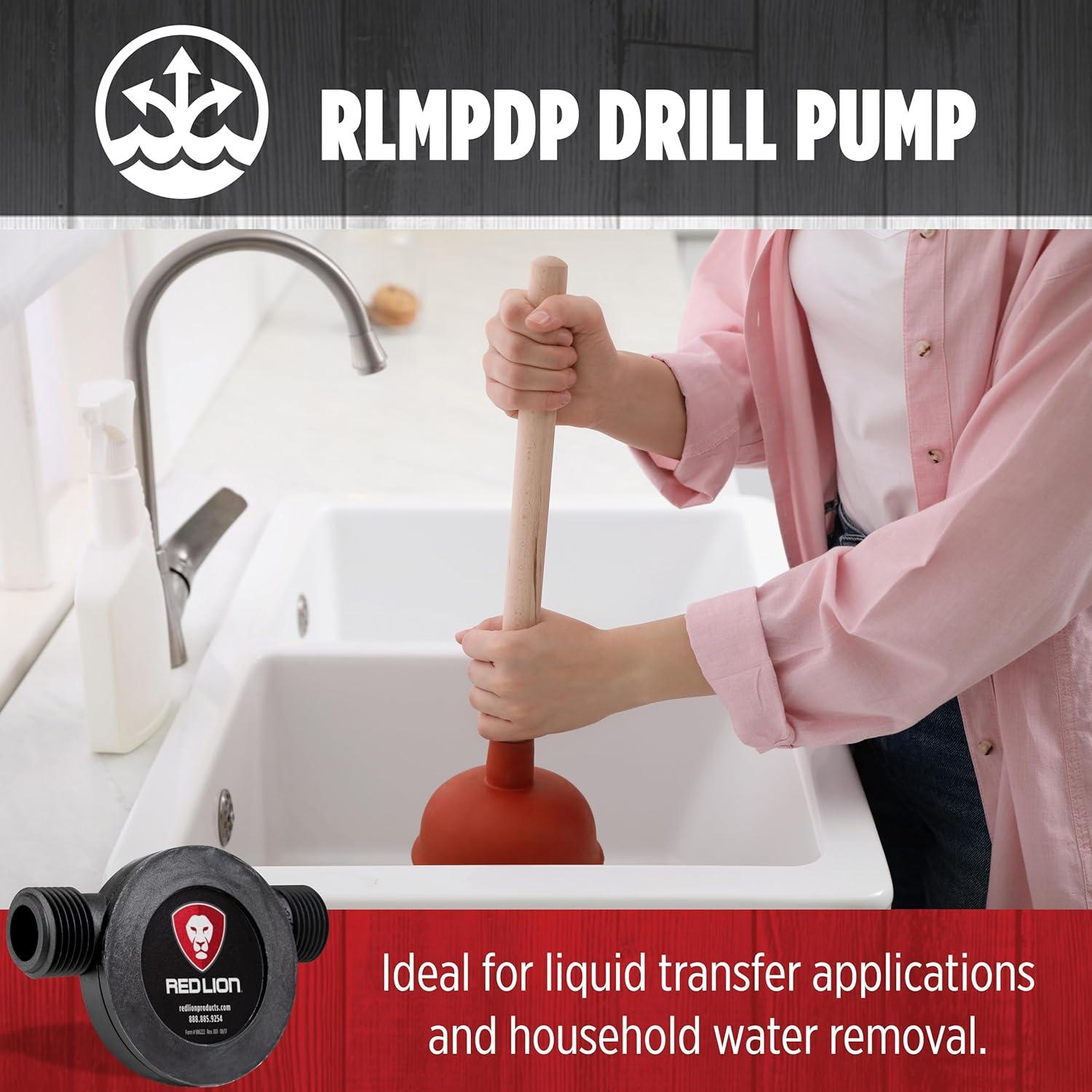 Bomba de Transferencia Red Lion RLMPDP 583.2 LPH para Taladro