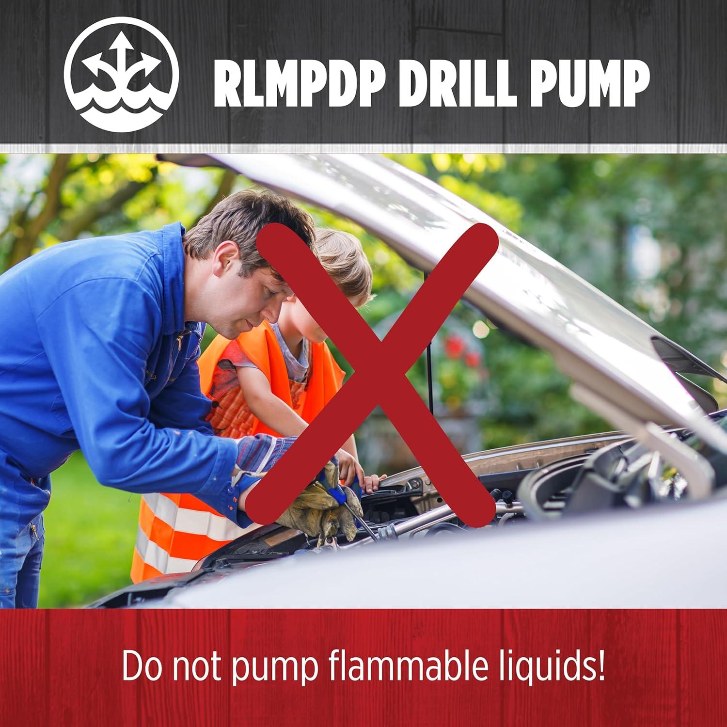 Bomba de Transferencia Red Lion RLMPDP 583.2 LPH para Taladro