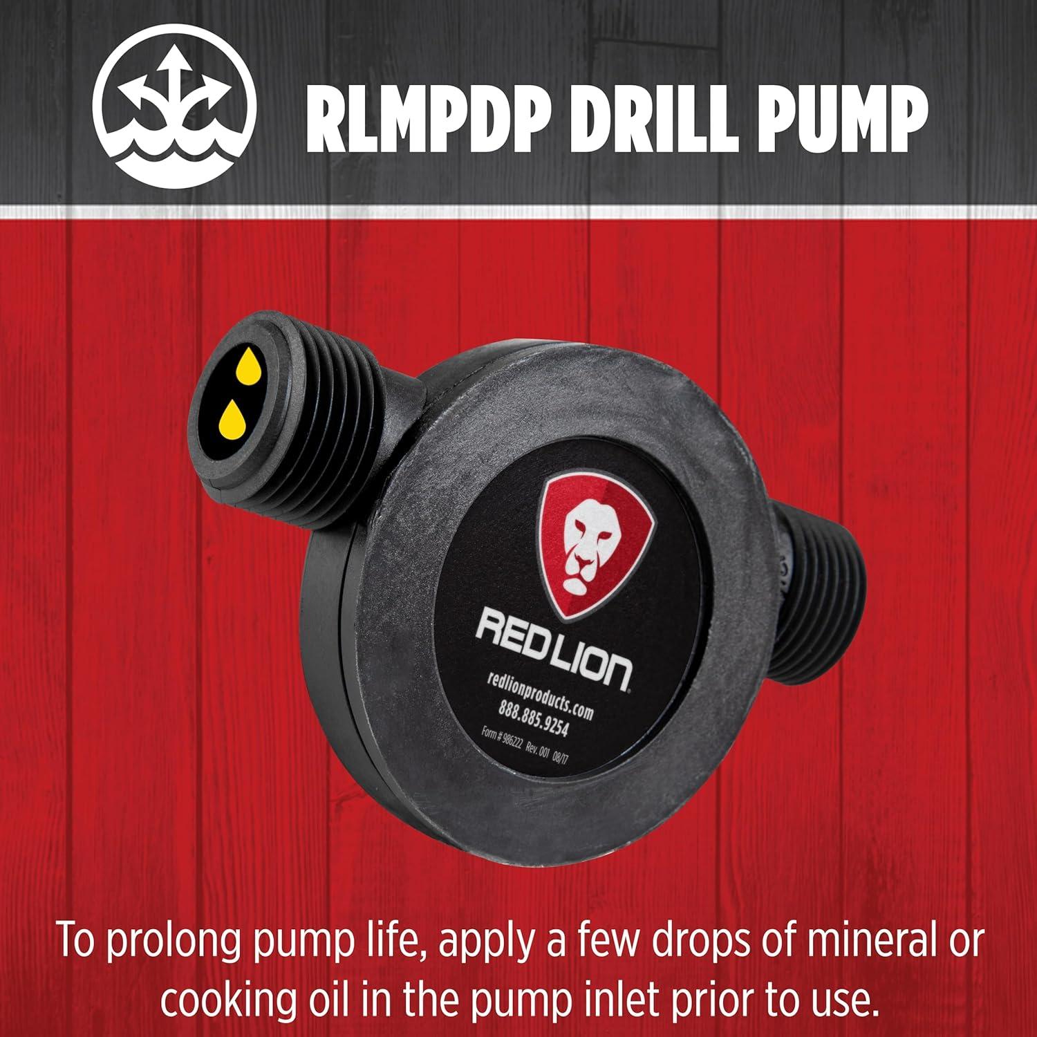 Bomba de Transferencia Red Lion RLMPDP 583.2 LPH para Taladro