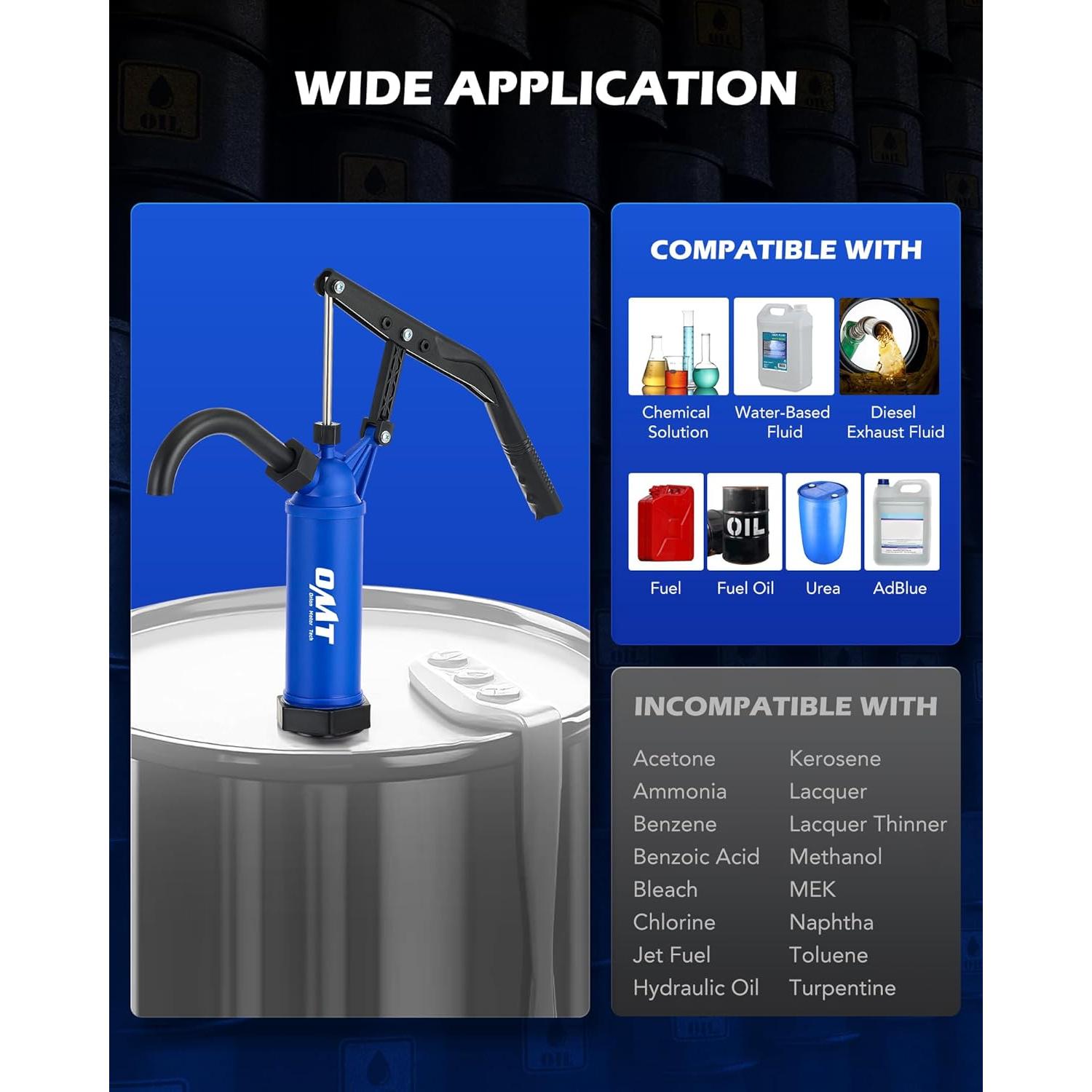 Bomba de Tambor 55 Galones Orion Motor Tech - Transferencia de Fluidos