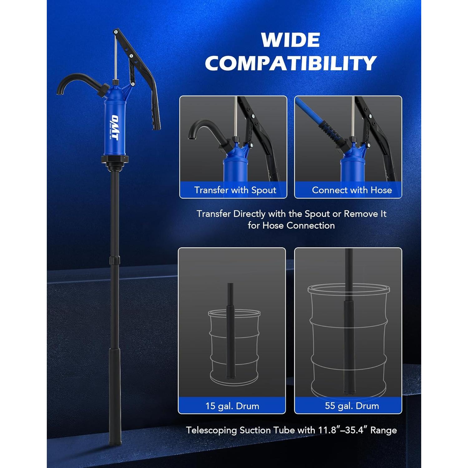 Bomba de Tambor 55 Galones Orion Motor Tech - Transferencia de Fluidos