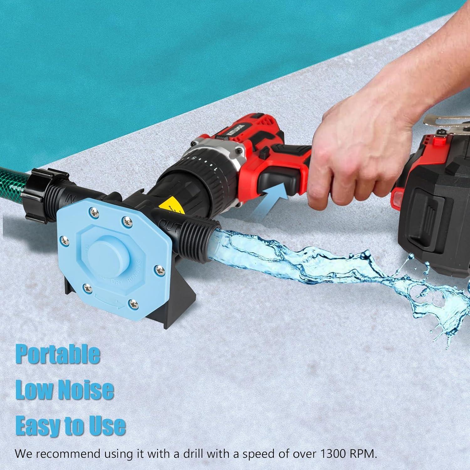 Bomba de Transferencia de Agua KITLUCK para Taladro 750GPH