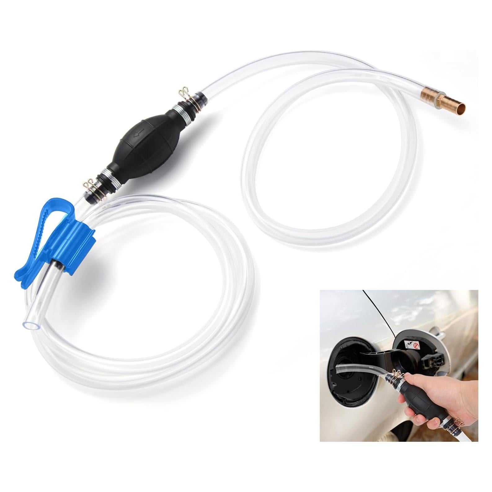 Bomba de Sifón Manual Yetofro HH016 para Gasolina y Agua