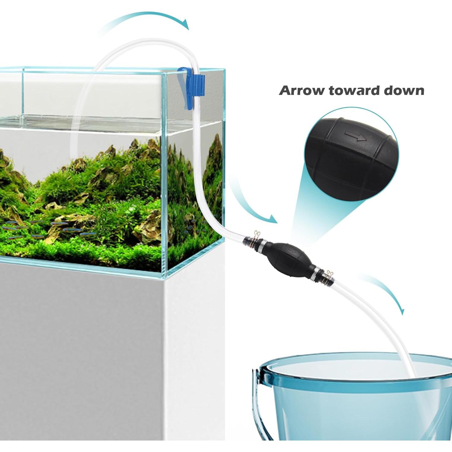 Bomba de Sifón Manual Yetofro HH016 para Gasolina y Agua