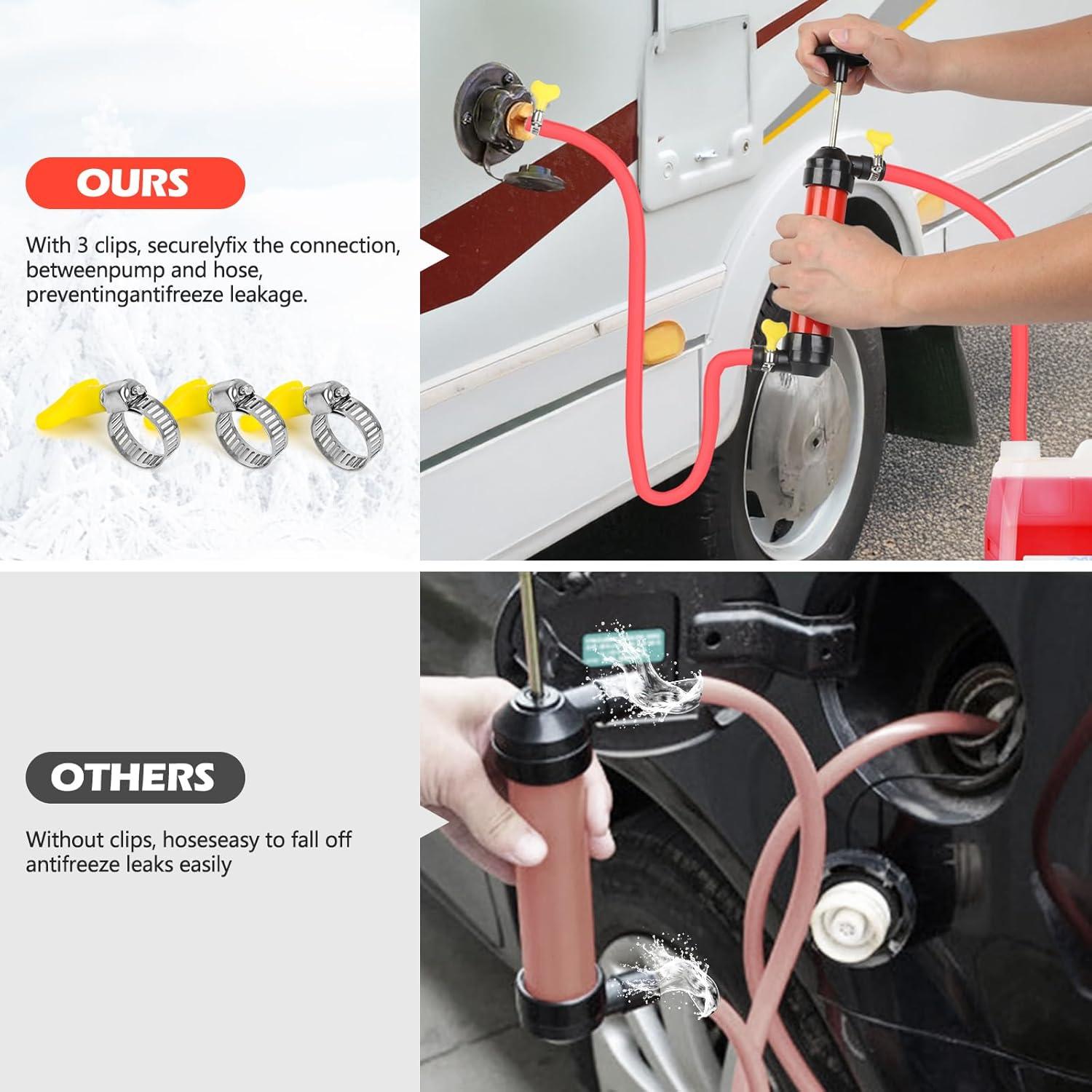 Kit de Bomba de Sifón Manual SVECPOYP para Anticongelante