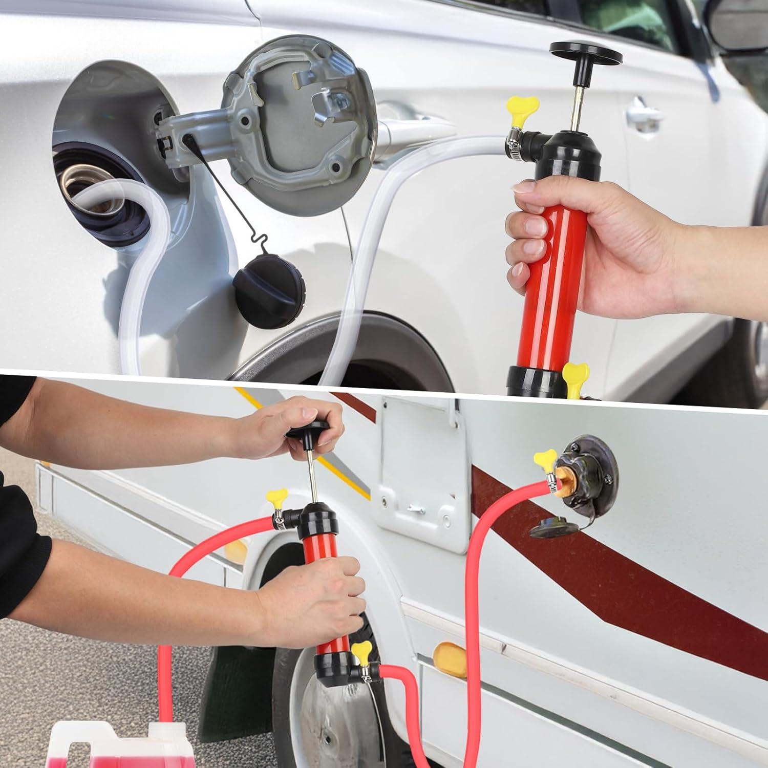 Kit de Bomba de Sifón Manual SVECPOYP para Anticongelante