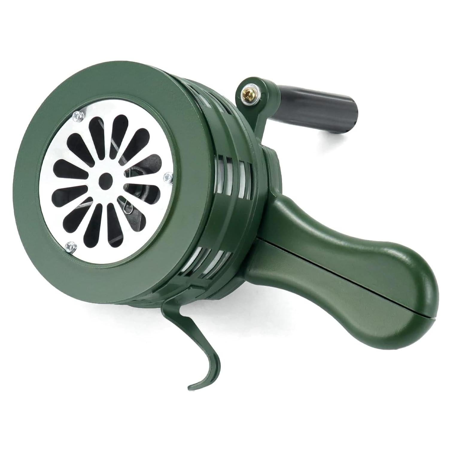 Sirena Manual de Emergencia QWORK 110dB Portátil Verde