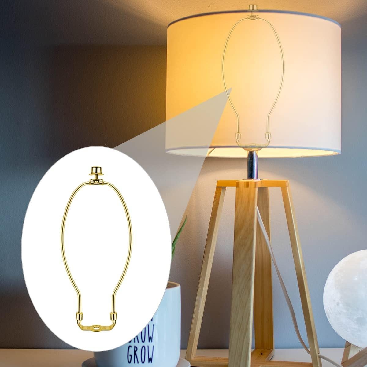 Soporte de Pantalla de Lámpara Yuntop 10" Dorado Pulido