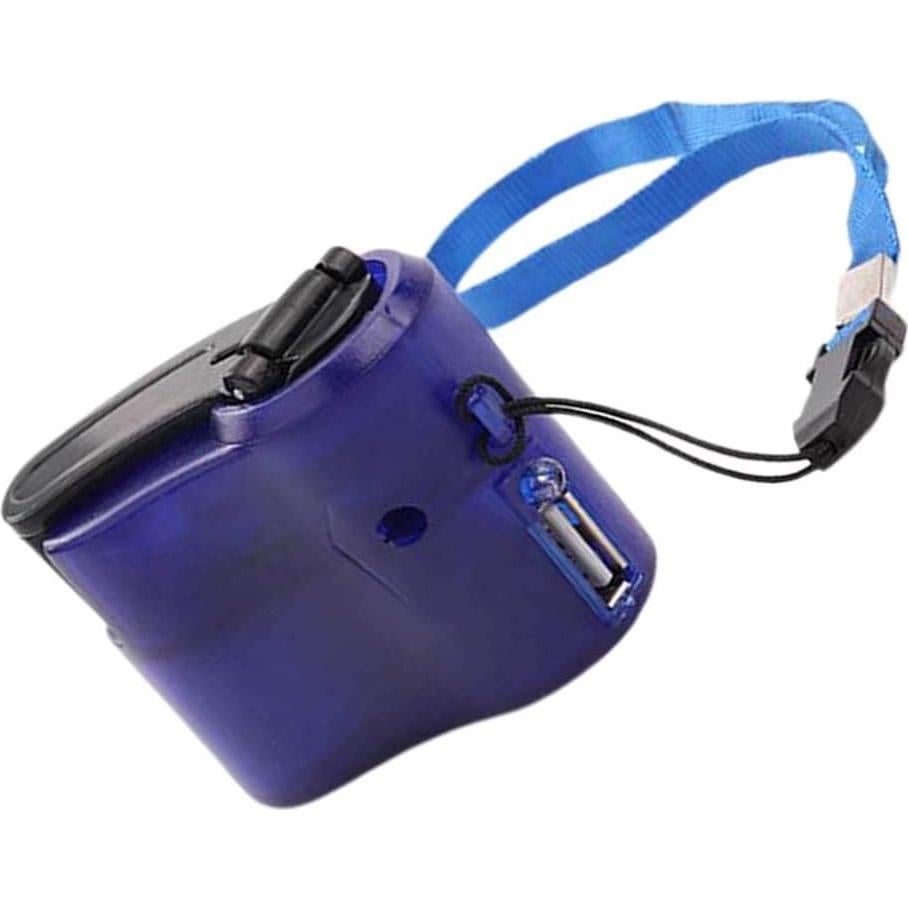 Cargador de Emergencia Manual USB Nurnesy con Luz LED