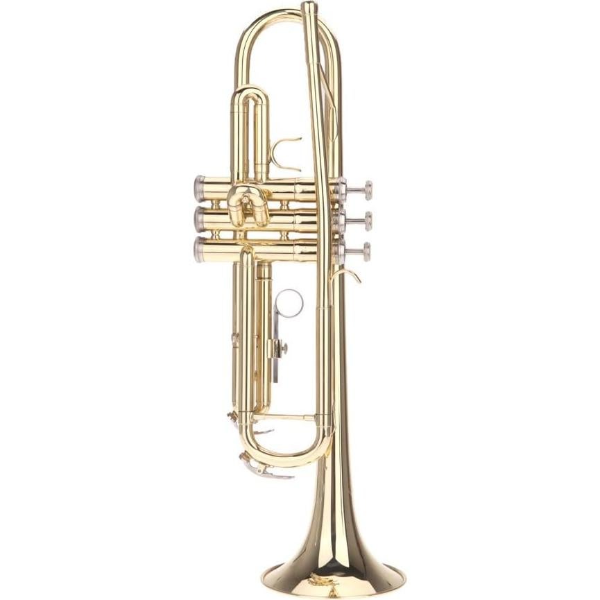 Trompeta Bb Latón NJE1593589103207TI con Boquilla y Guantes