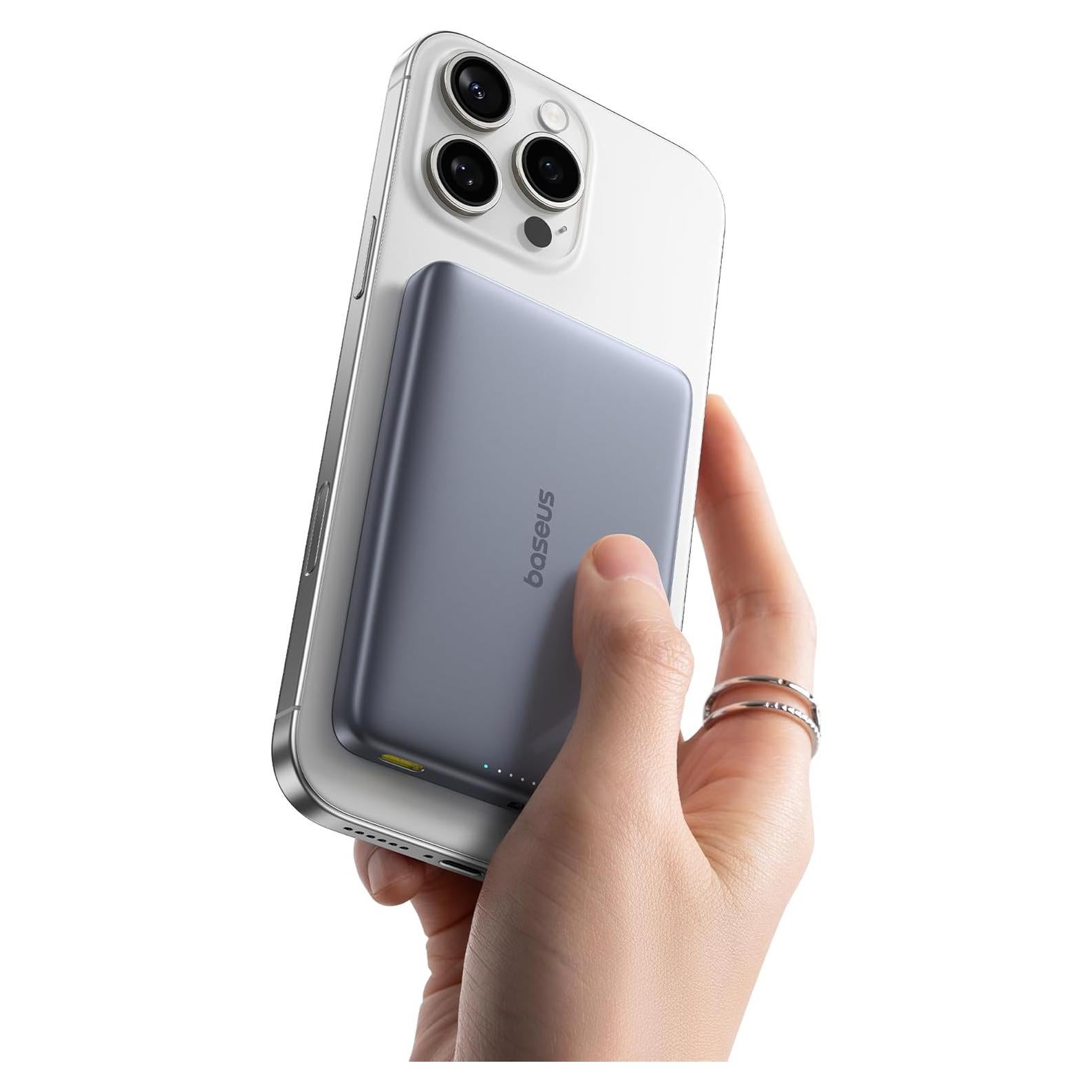 Cargador Portátil Baseus PicoGo 10,000mAh Qi2 15W Inalámbrico