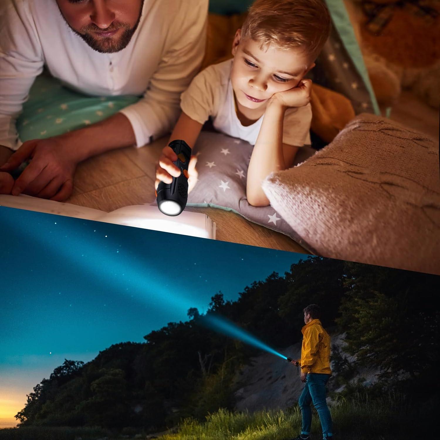 Radio de Emergencia Portátil DONGGUAN AM/FM NOAA con Linterna