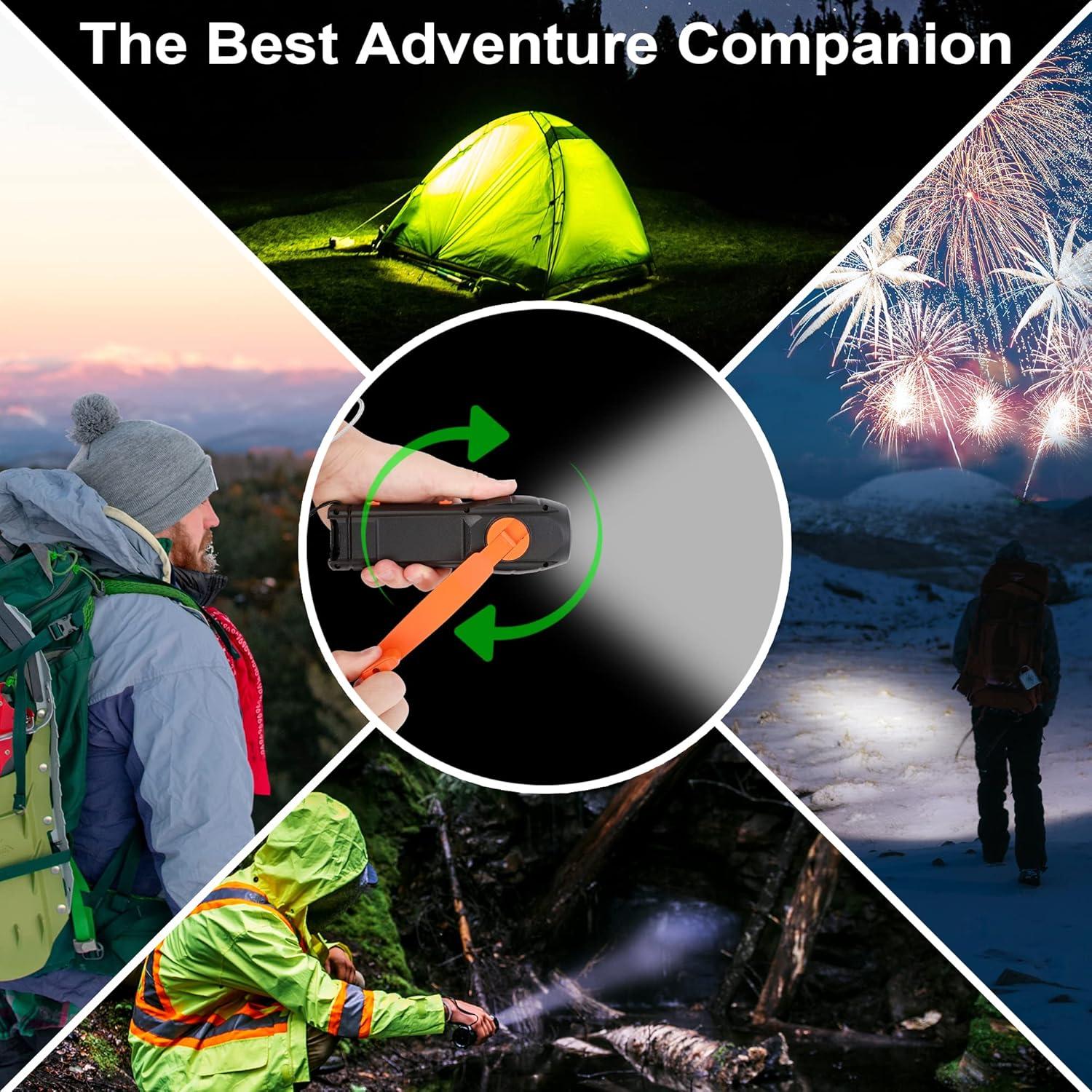 Radio de Emergencia Portátil DONGGUAN AM/FM NOAA con Linterna