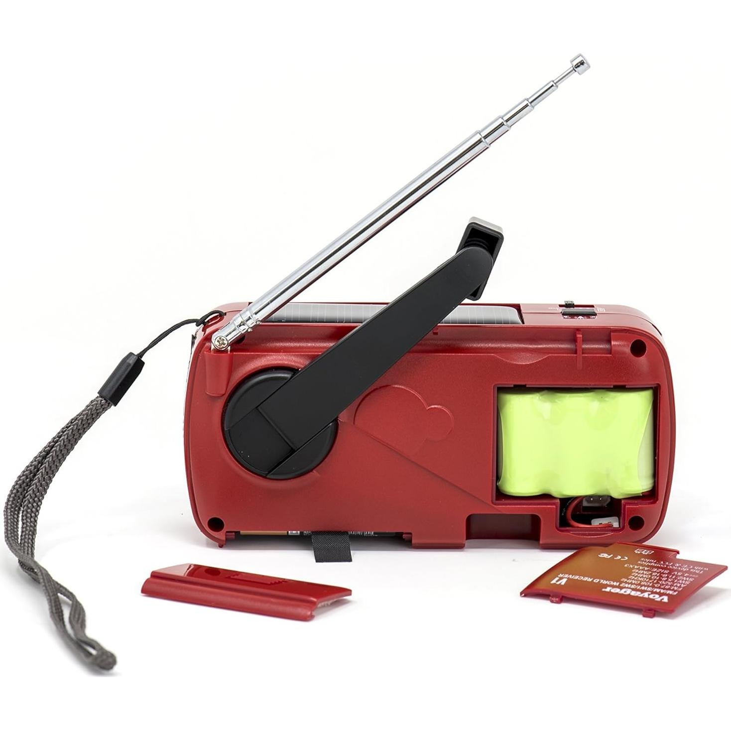 Radio de Emergencia Kaito V1 Voyager Solar/Dynamo AM/FM SW