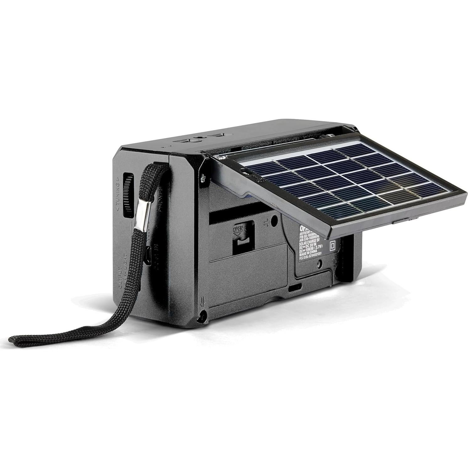 Radio Solar QFX R-37 6-Bandas AM/FM/SW con Linterna LED