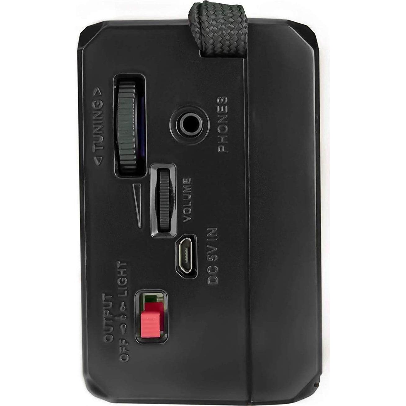 Radio Solar QFX R-37 6-Bandas AM/FM/SW con Linterna LED