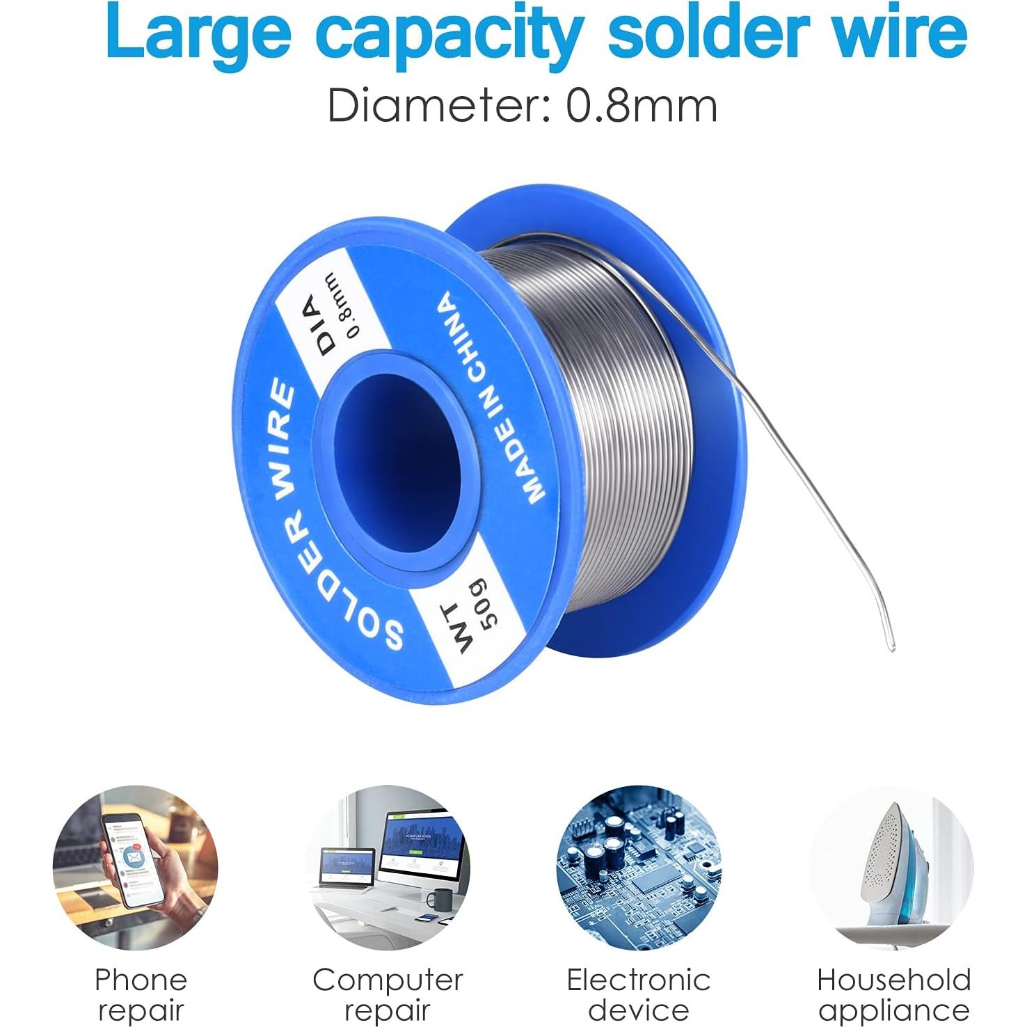 Kit de Soldador KLARYTYMA 60W 13 en 1 con Accesorios