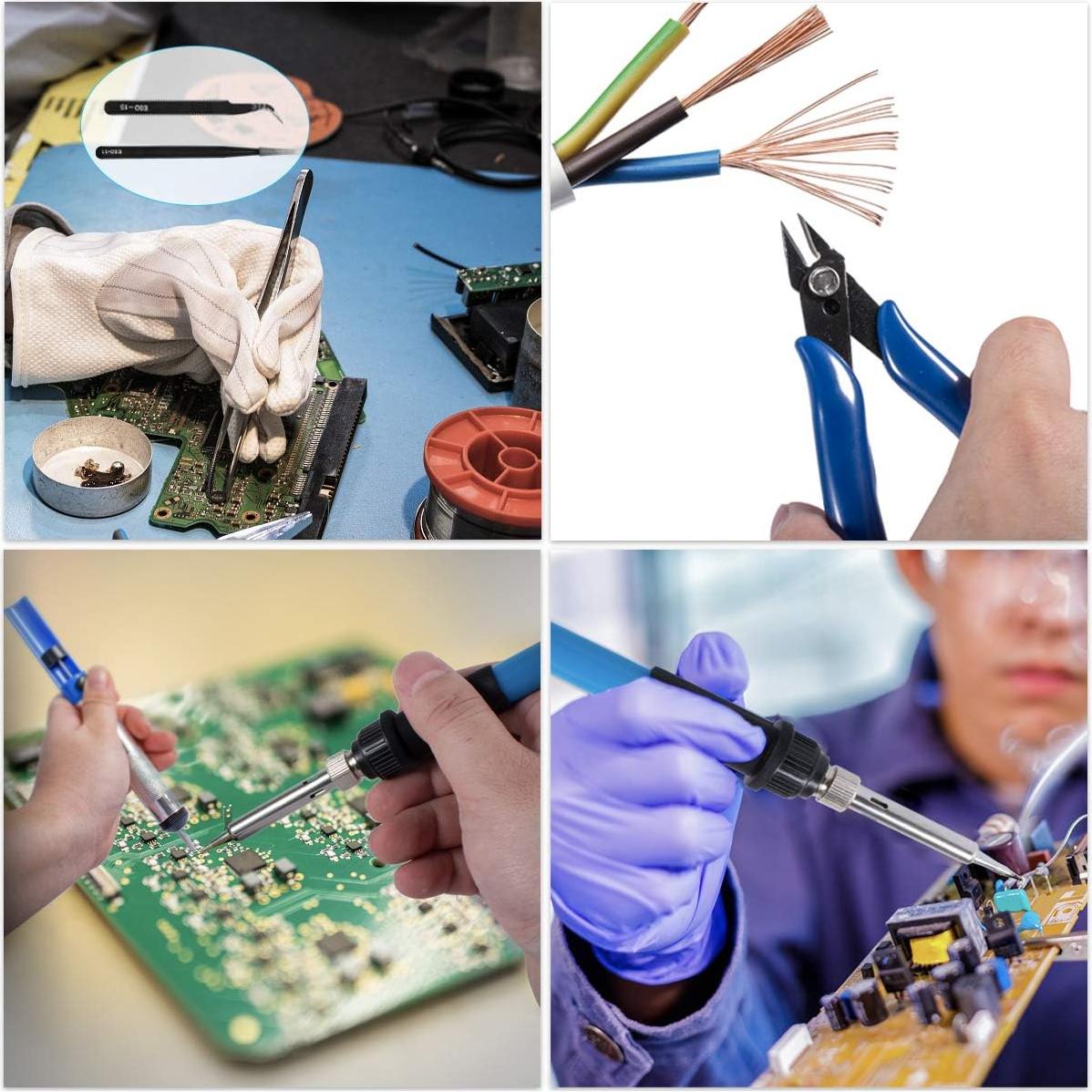 Kit de Soldador KLARYTYMA 60W 13 en 1 con Accesorios