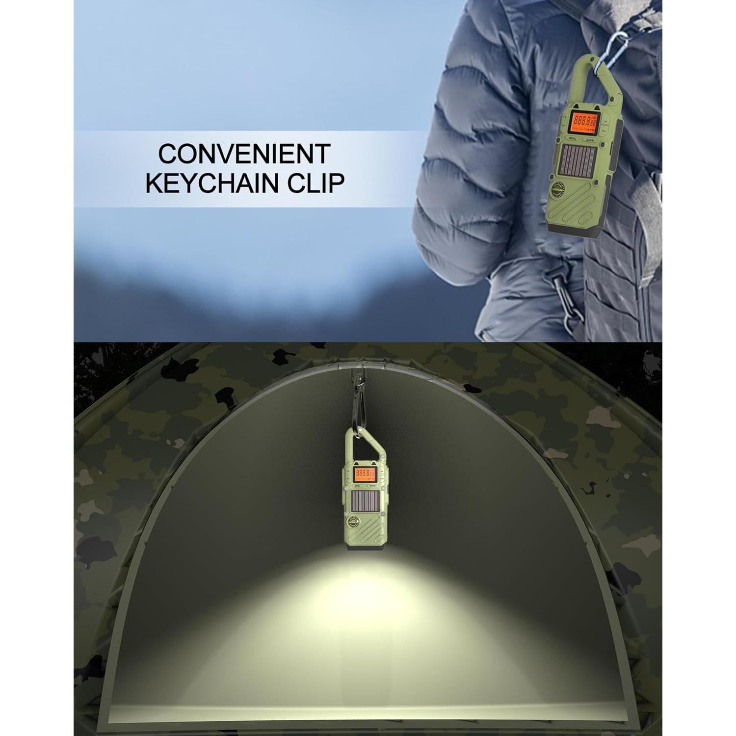 Radio de Emergencia MDROKUN Q668 con Alerta NOAA y Walkie Talkie