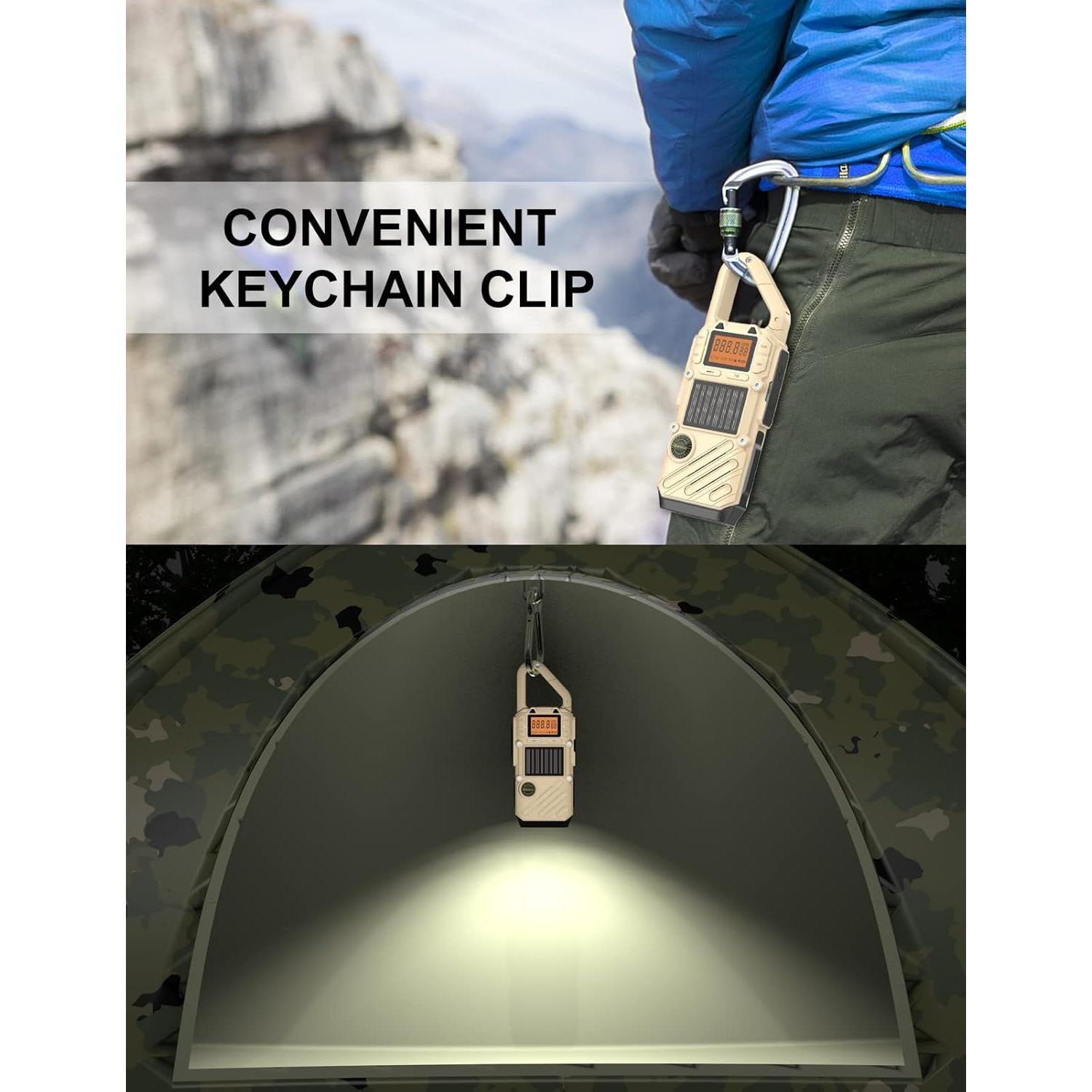 Walkie Talkies Qniglo Q668 Recargables con Radio NOAA y Linterna