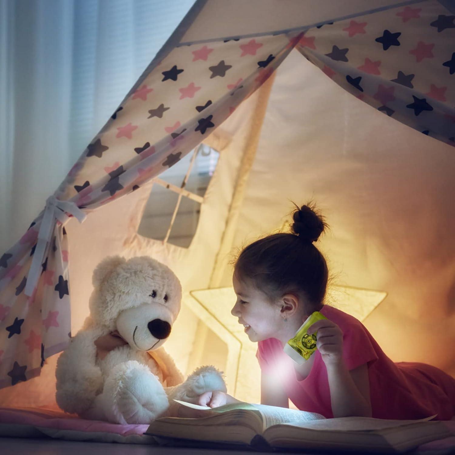 Linternas de Manivela Guyuyii - Paquete de 4 - LED para Emergencias