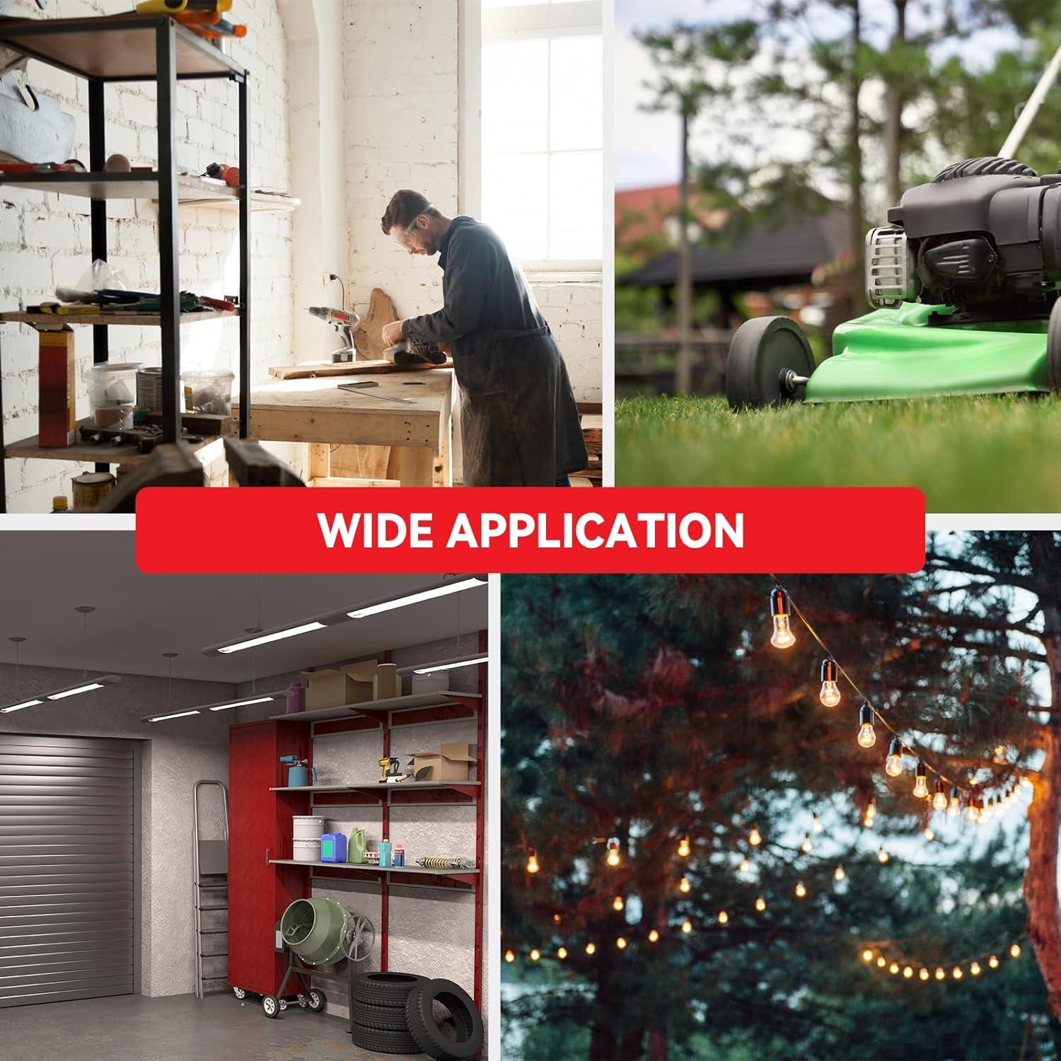 Carrete de Almacenamiento de Cable FSTSN 30.99x13cm Rojo 4 Salidas