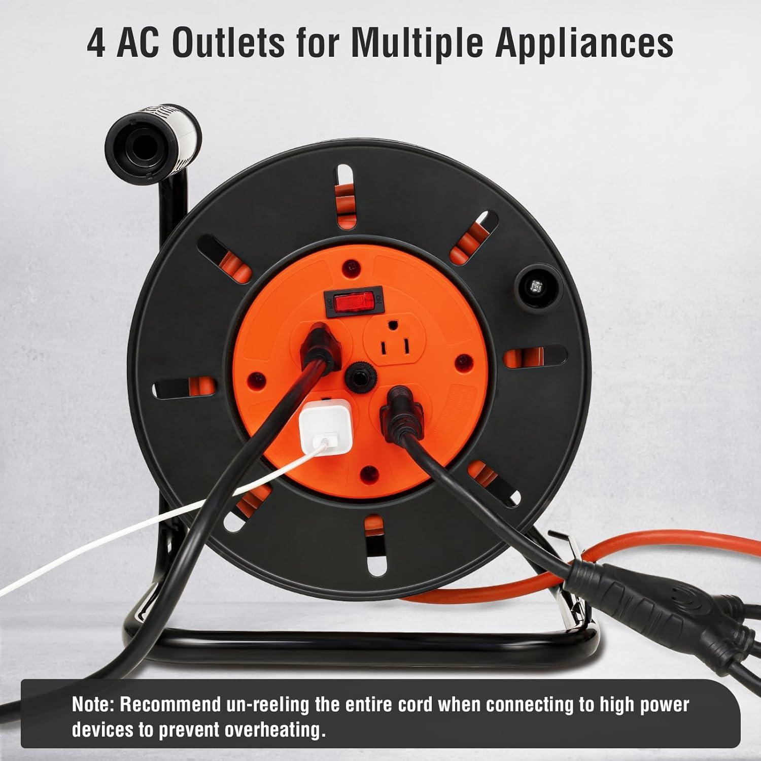 Carrete de Almacenamiento de Cables SURAIELEC 15A 100 pies