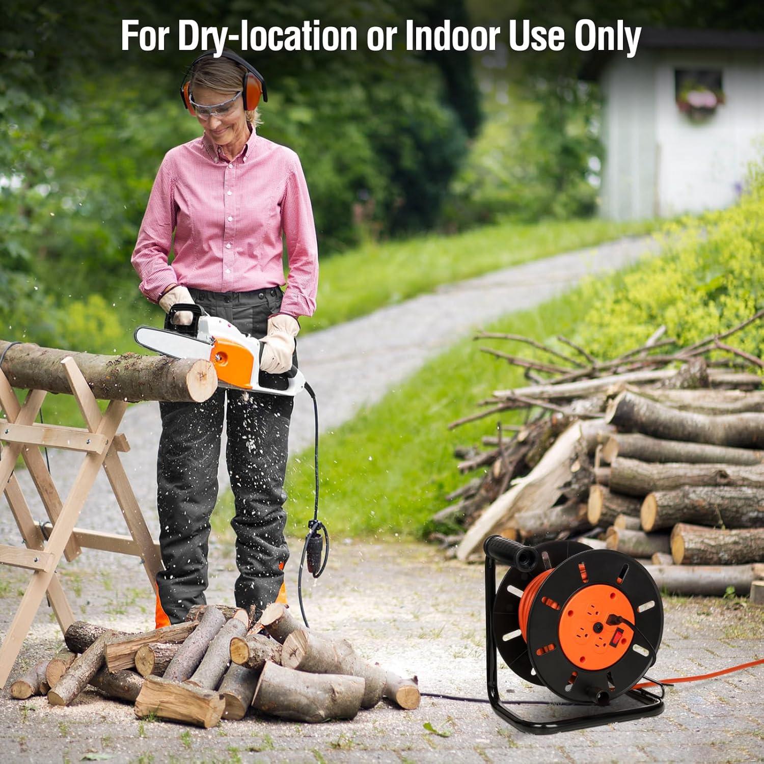 Carrete de Almacenamiento de Cables SURAIELEC 15A 100 pies