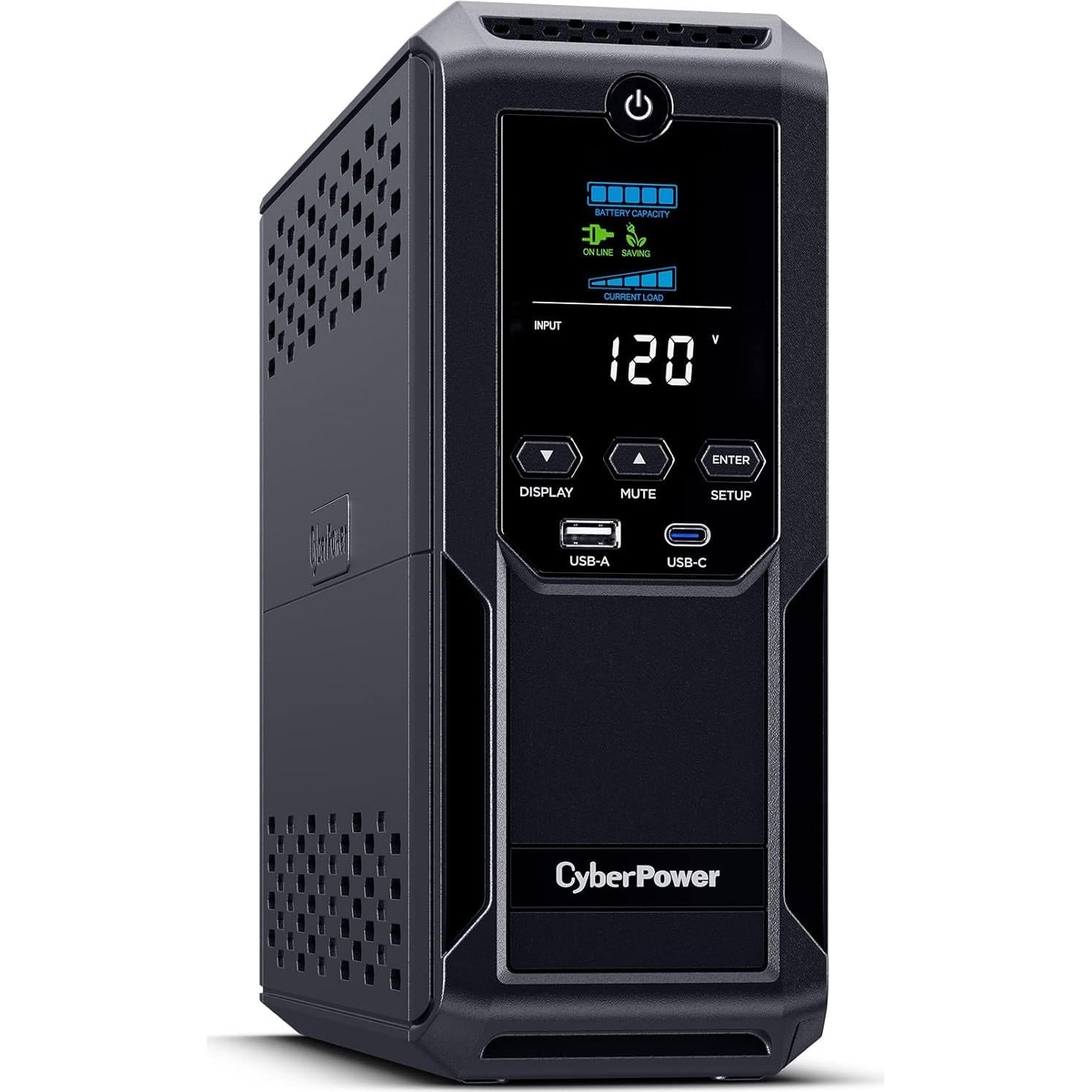 UPS Inteligente LCD CyberPower BRG1500AVRLCD2 1500VA 12 Salidas