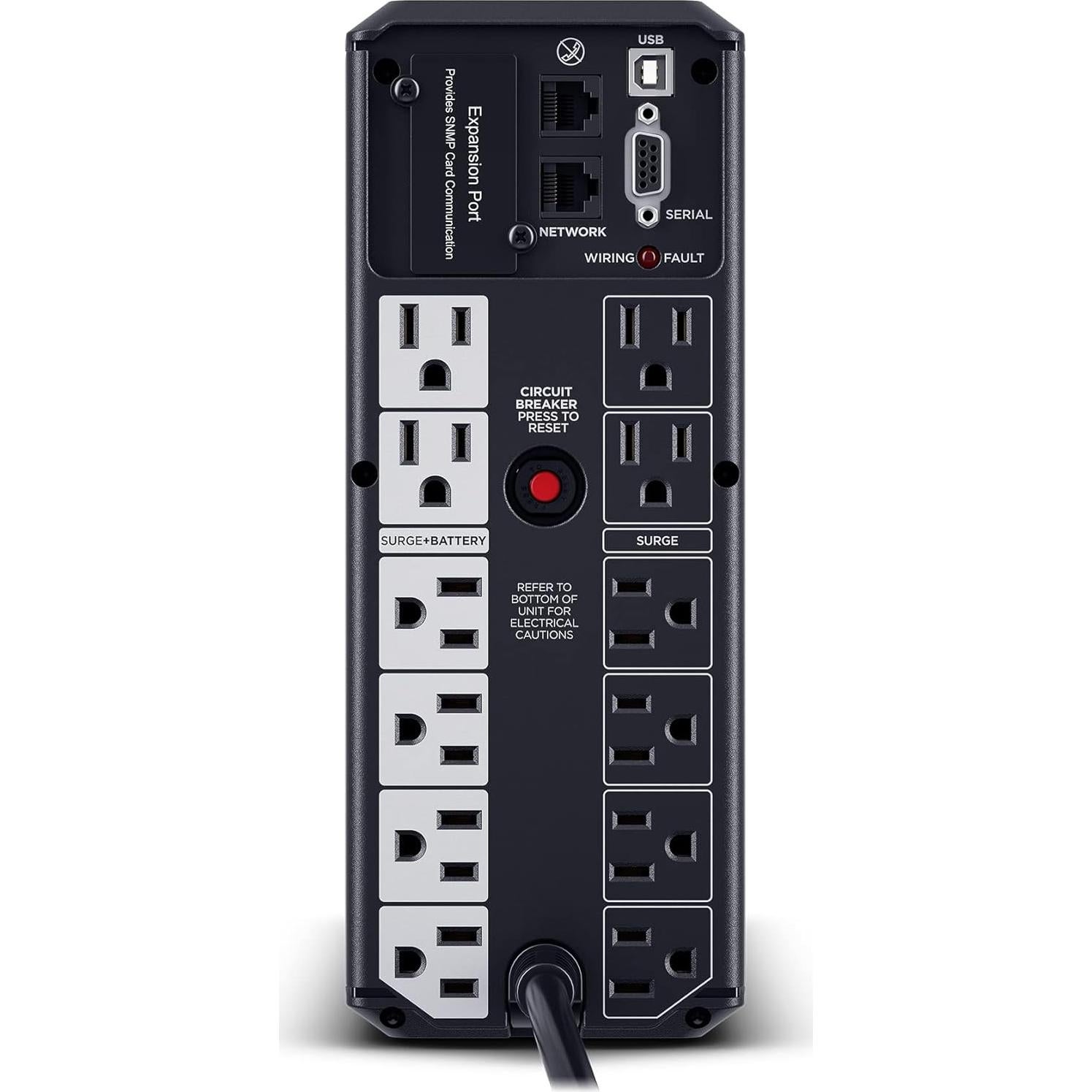 UPS Inteligente LCD CyberPower BRG1500AVRLCD2 1500VA 12 Salidas