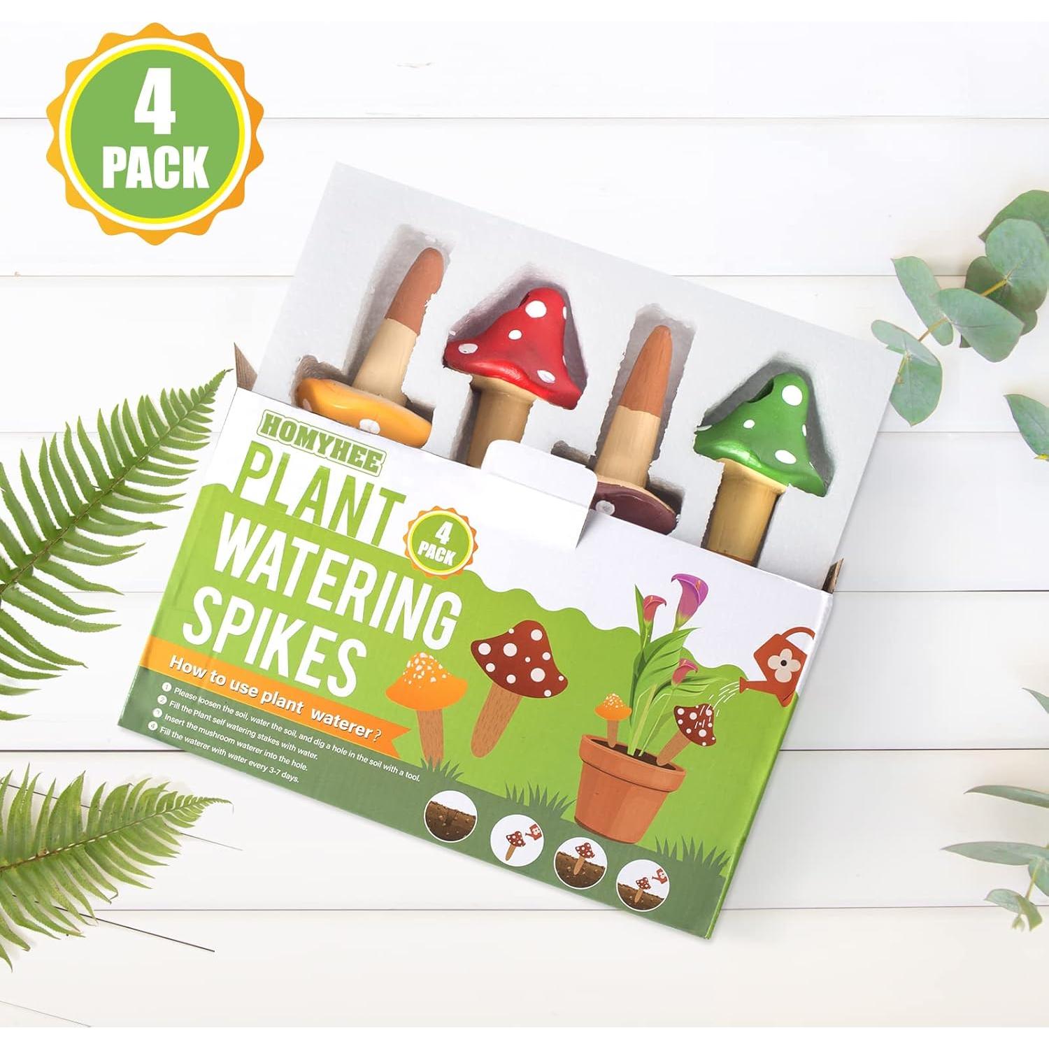 Picos de Riego Automático HOMYHEE Terracota 4 Piezas