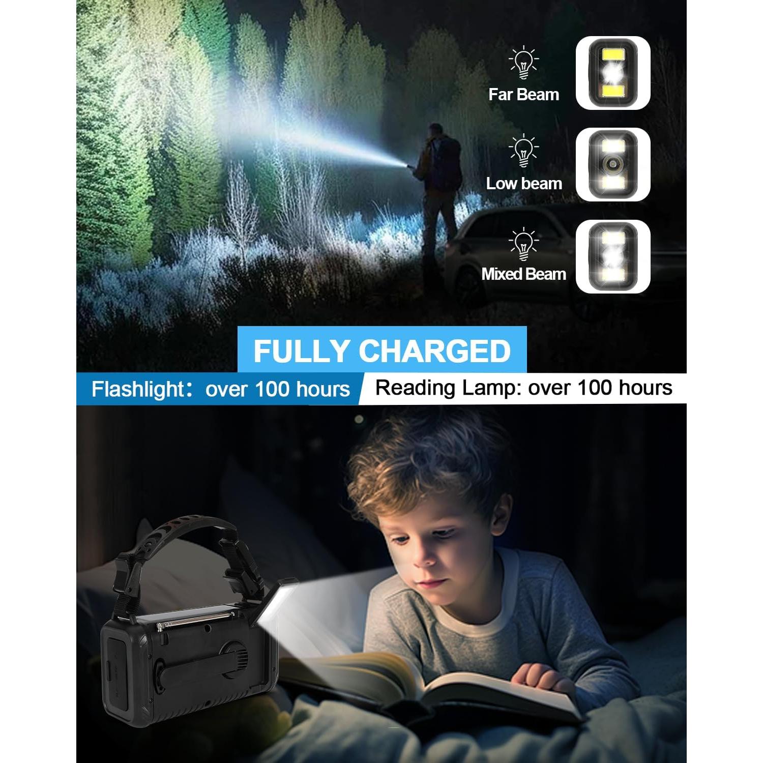 Radio de Emergencia iRonsnow Condor 1 20000mAh Solar NOAA