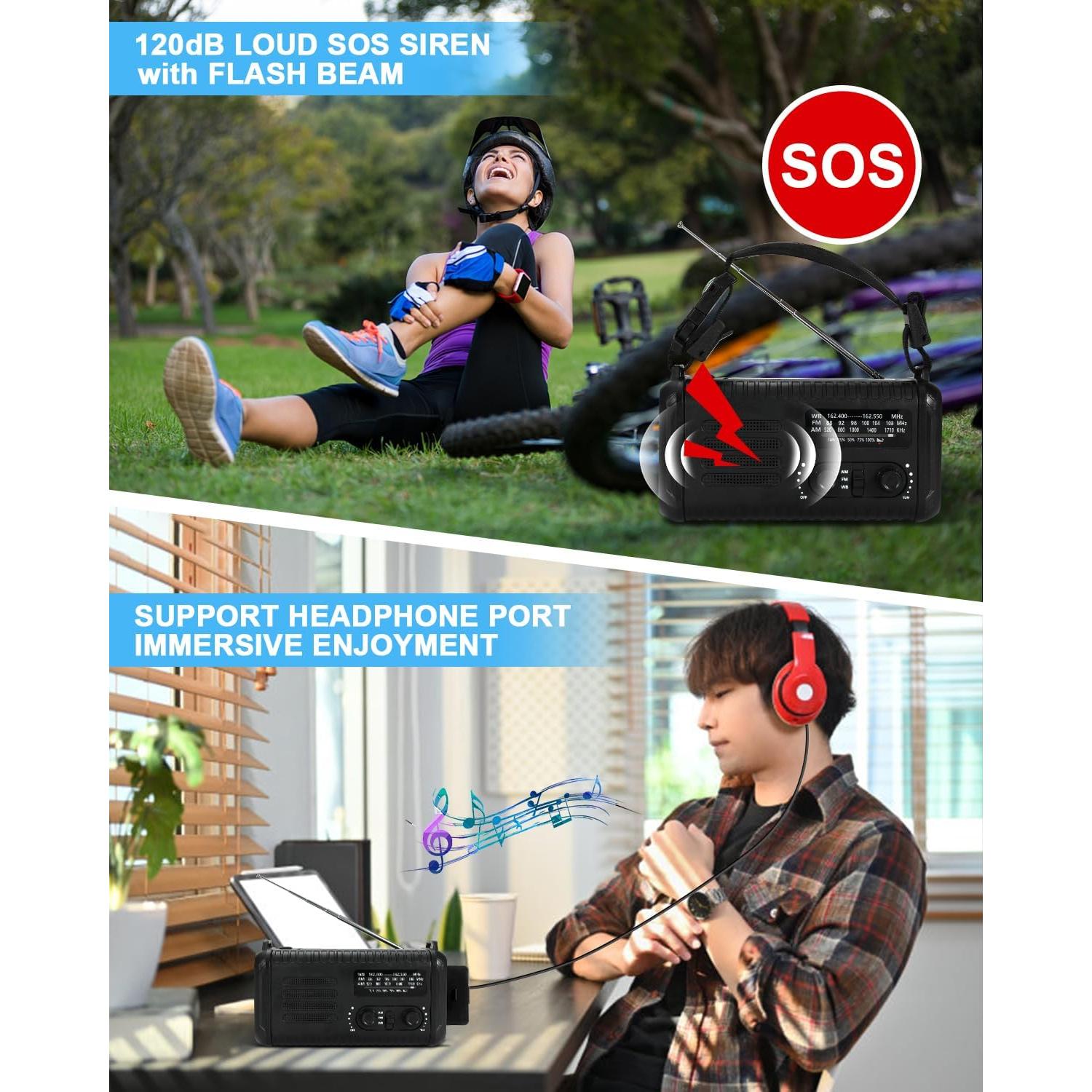 Radio de Emergencia iRonsnow Condor 1 20000mAh Solar NOAA