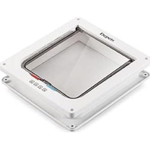 Puerta para Gatos Depets Grande 25x23 cm con Cerradura 4 Vías