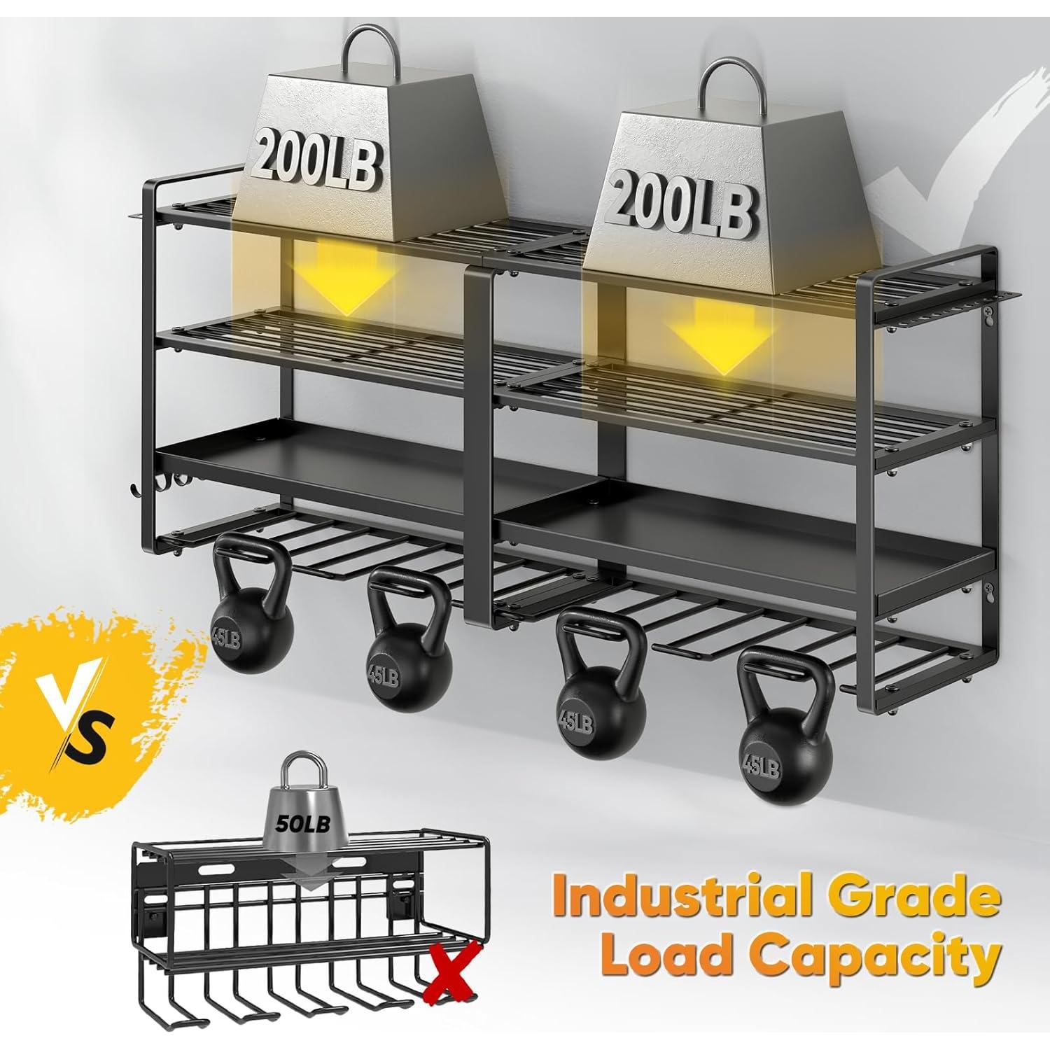 Organizador de Herramientas de Pared POKIPO 4 Capas Negro