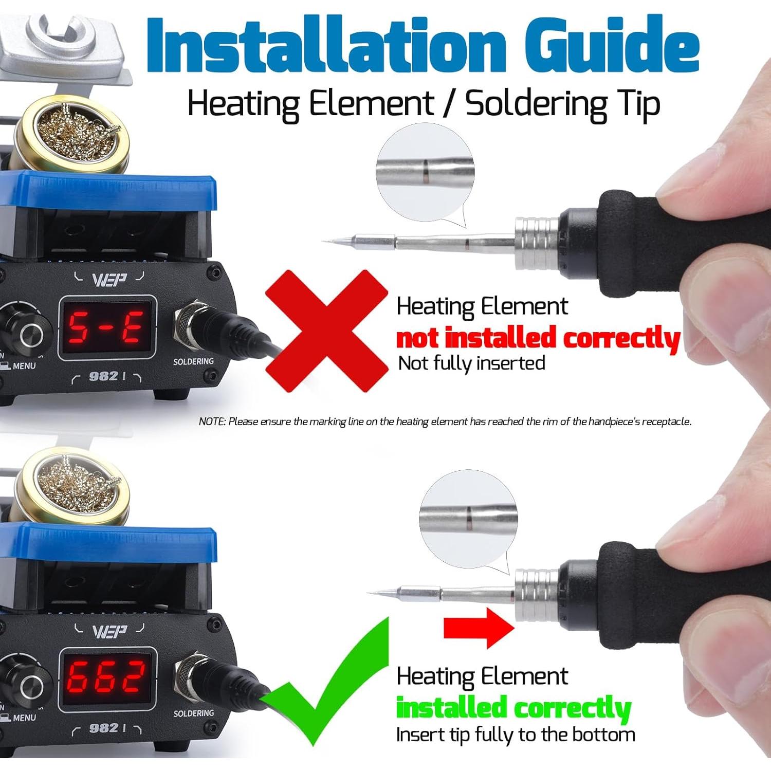 Estación de Soldadura WEP 982-I con Control de Temperatura