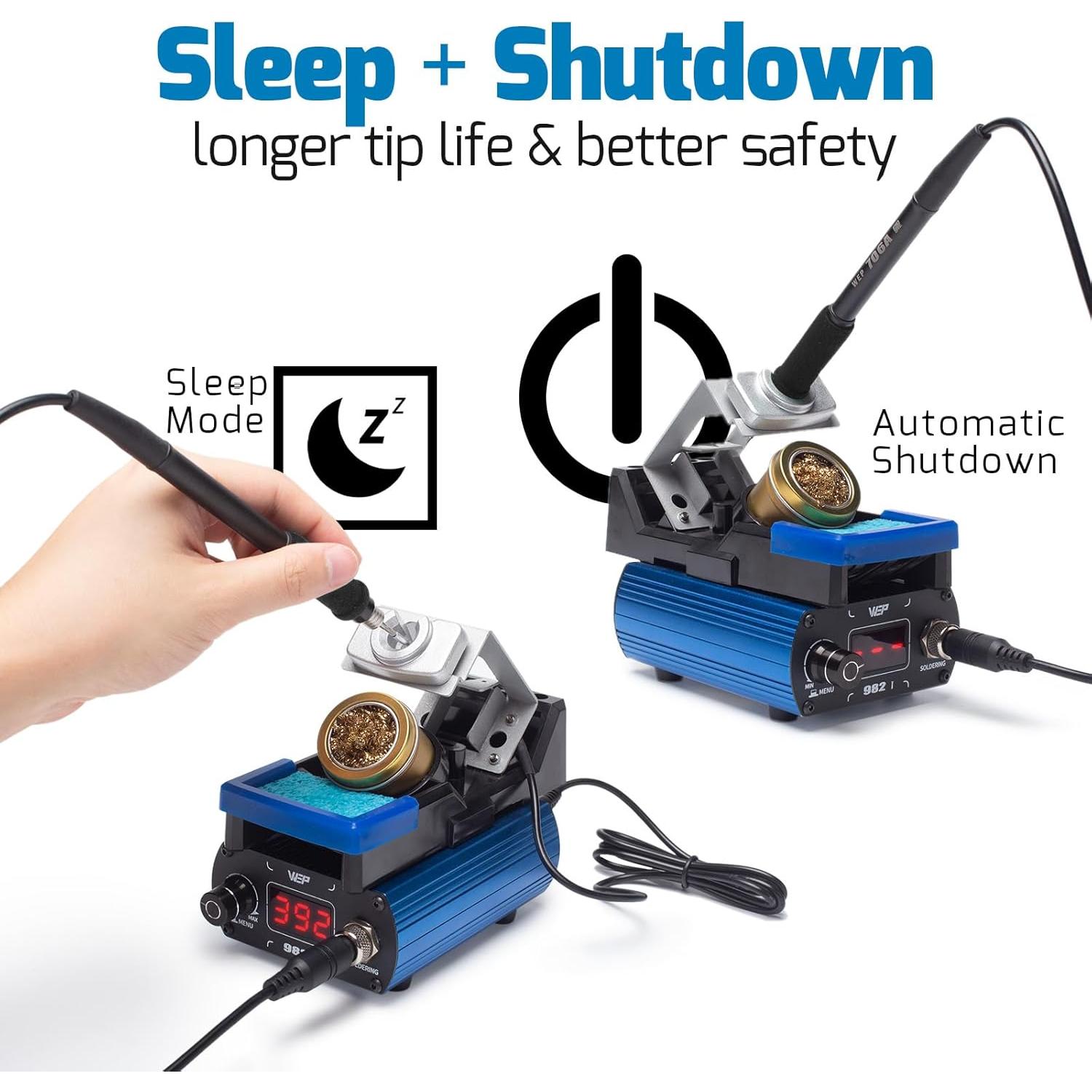 Estación de Soldadura WEP 982-I con Control de Temperatura