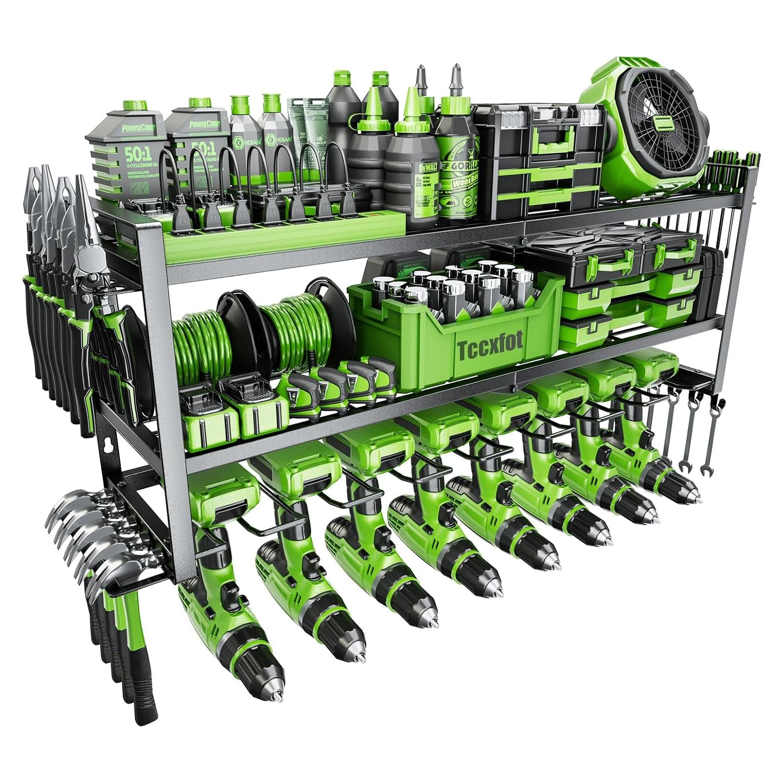 Organizador de Herramientas Tccxfot 3 Capas 8 Ranuras Pared