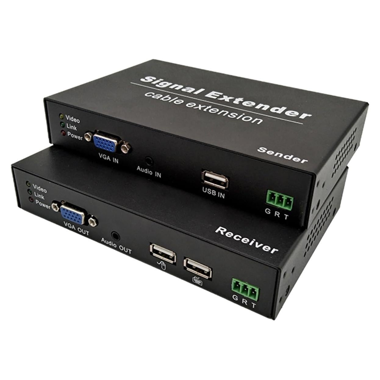 Extensor KVM VGA Torileaf 120m 1080P 2 USB Plug and Play