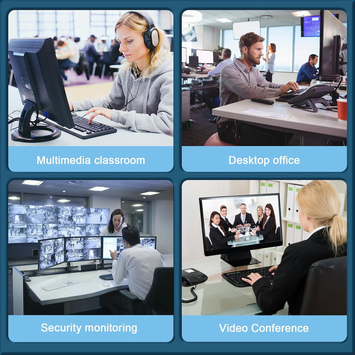 Extensor KVM VGA Torileaf 120m 1080P 2 USB Plug and Play