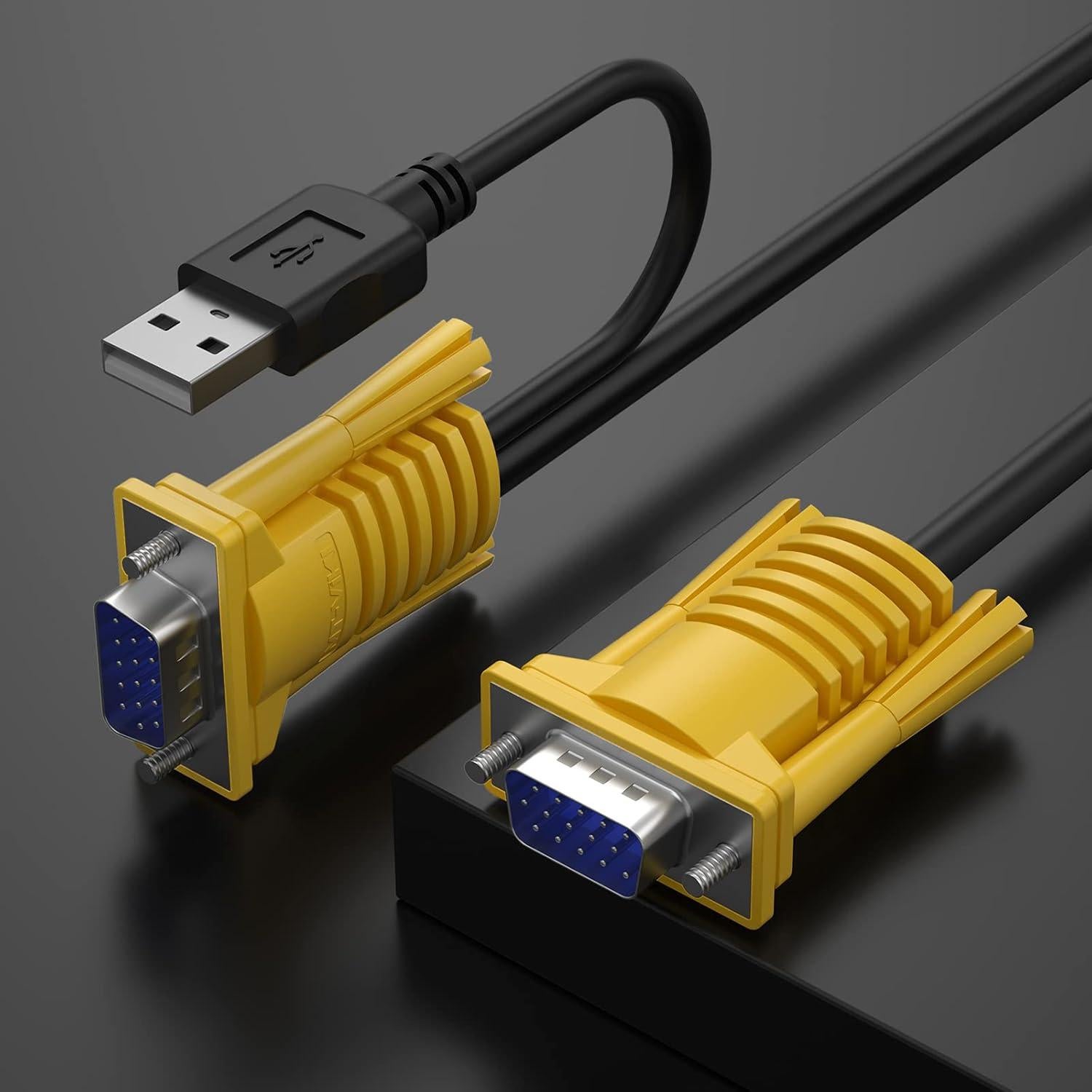 Cable KVM USB VGA 2 en 1 MT-VIKI 5m para Interruptor KVM