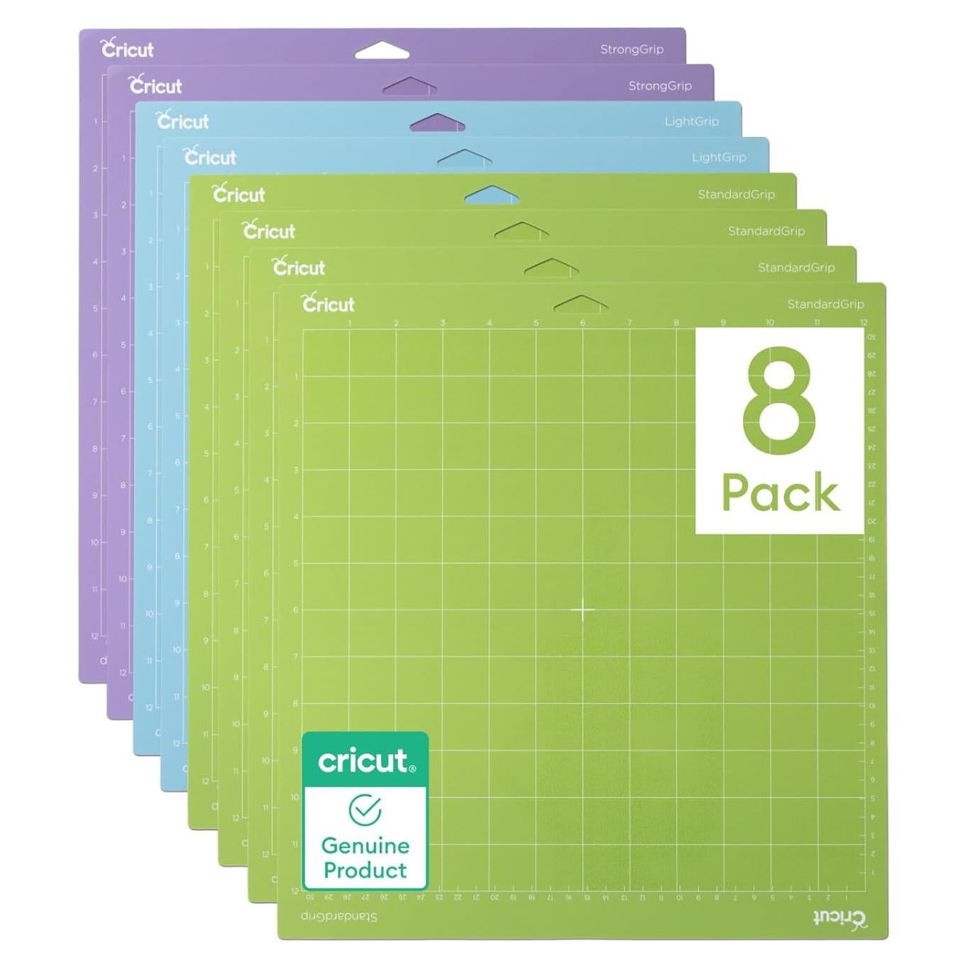 Paquete Variado de Alfombrillas Cricut 30.5x30.5 cm - 8 Piezas
