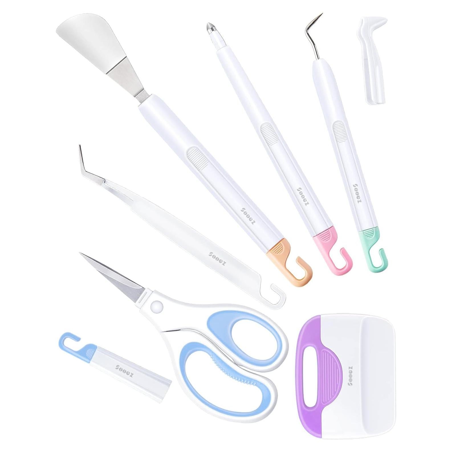 Juego de 6 Herramientas de Desmalezado Sooez para Cricut