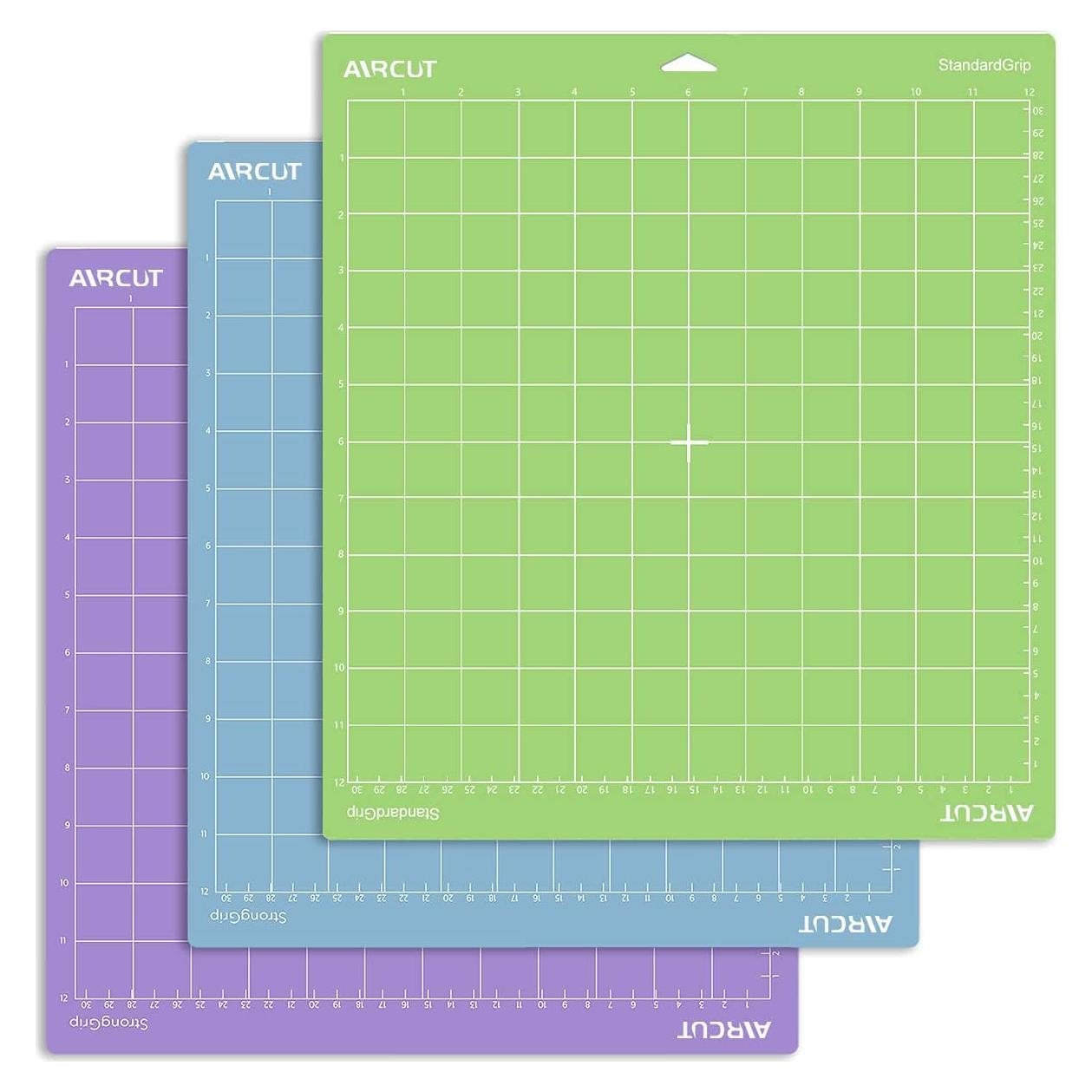 AIRCUT Alfombrilla de Corte 30.48x30.48 cm para Cricut