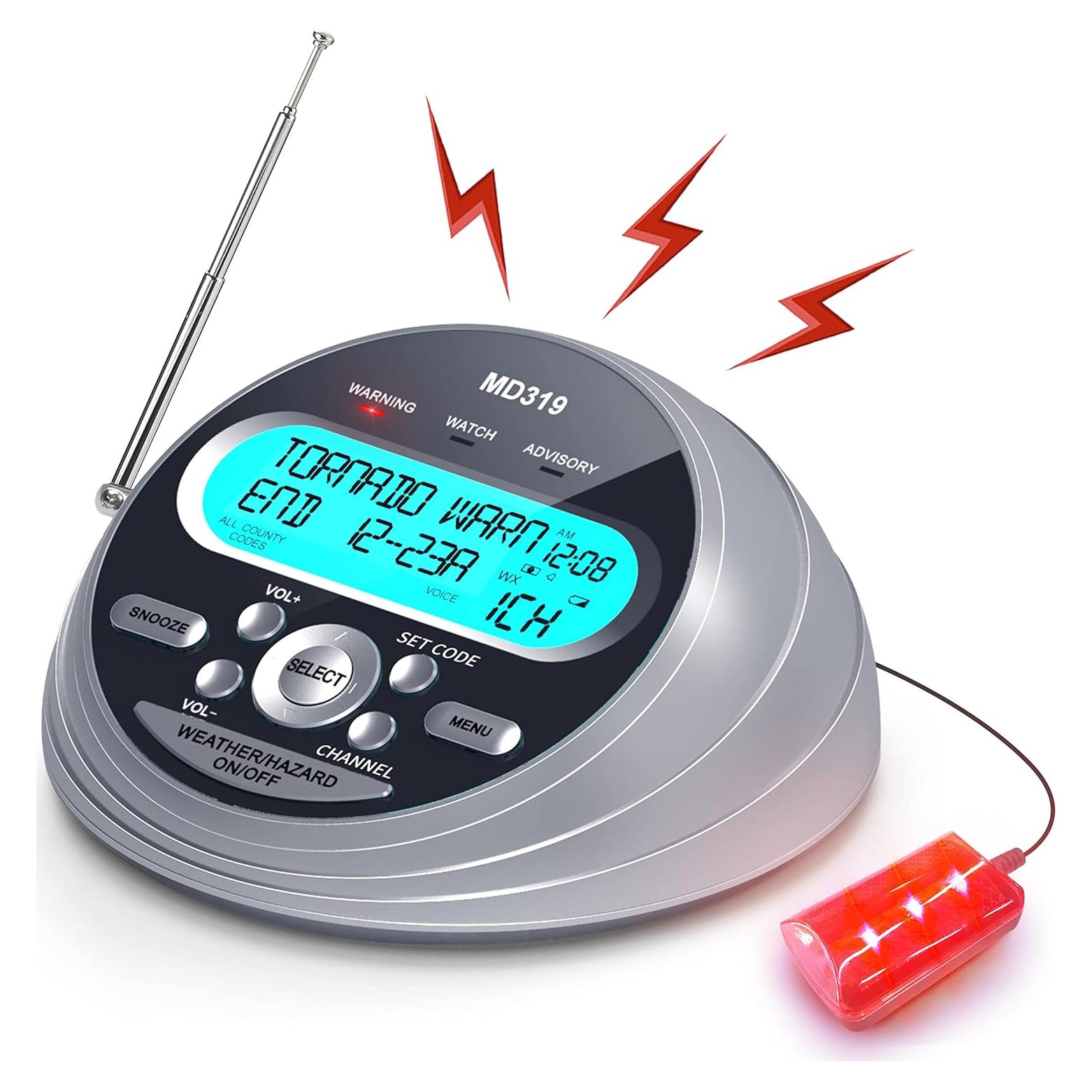 Radio de Alerta Meteorológica NOAA BGUS-319 con S.A.M.E.