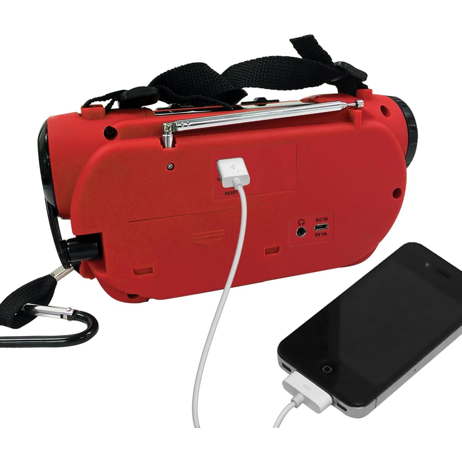 Radio Meteorológica Digital JENSEN JEP-650 AM/FM con Linterna