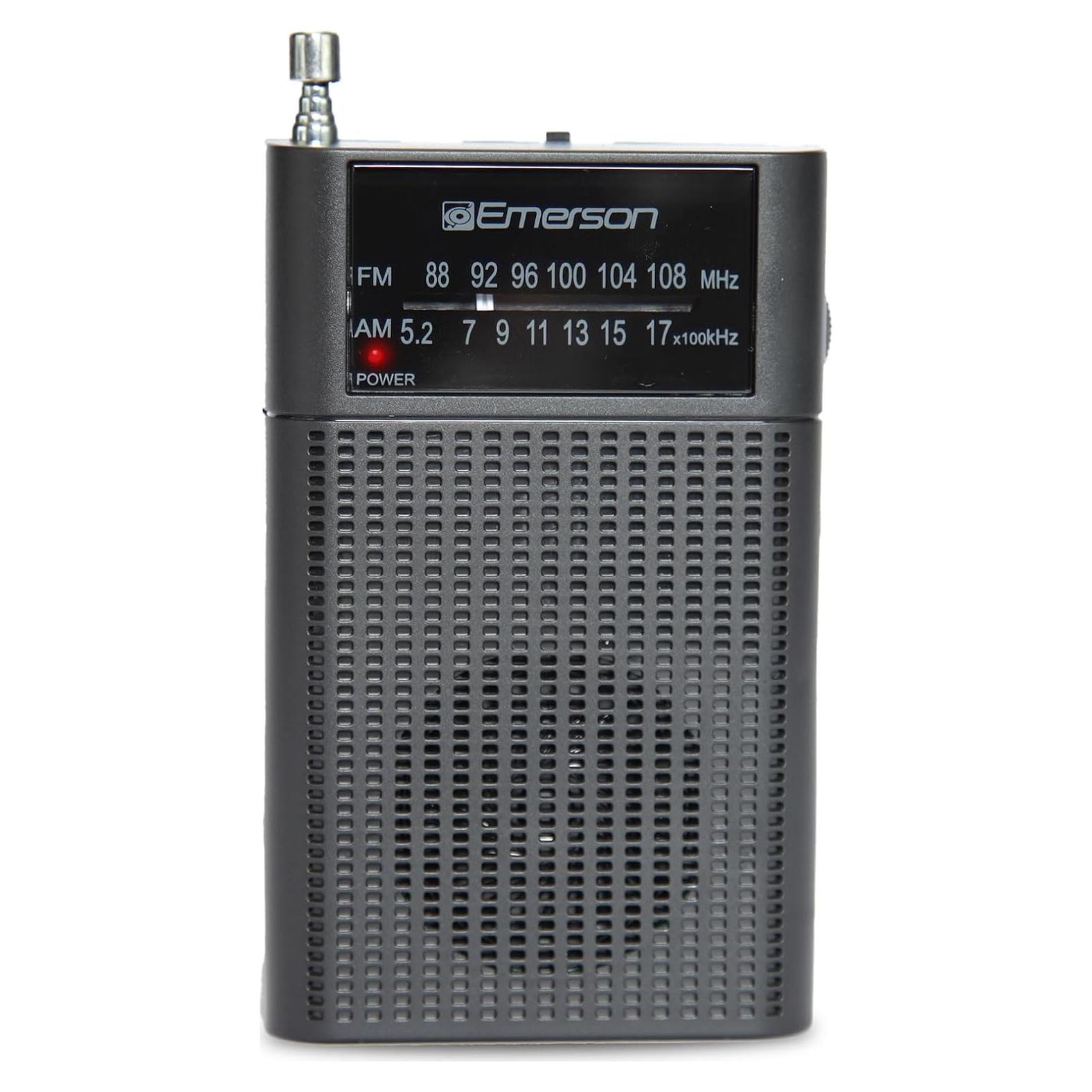 Radio Portátil AM/FM Emerson ER-7000 con Altavoz Integrado