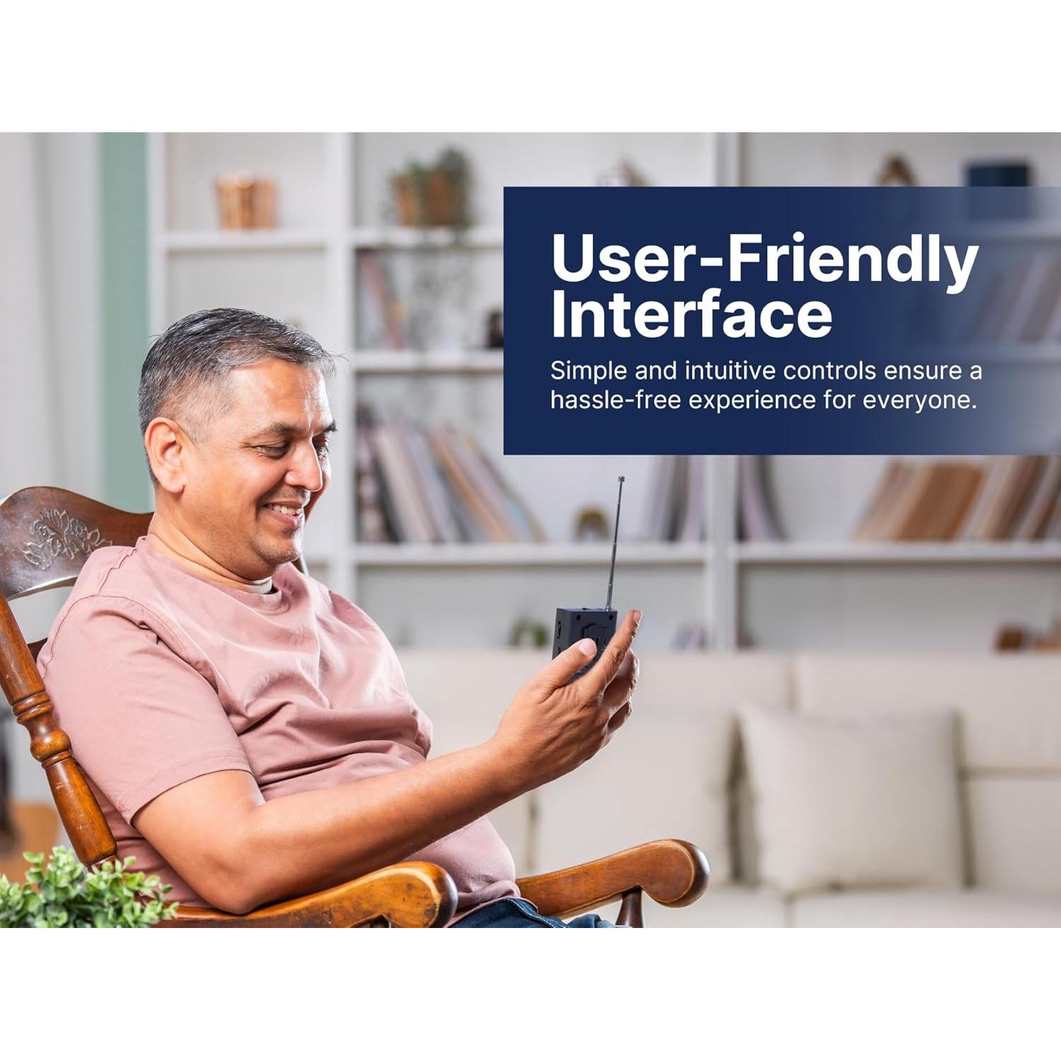 Radio Portátil AM/FM Emerson ER-7000 con Altavoz Integrado